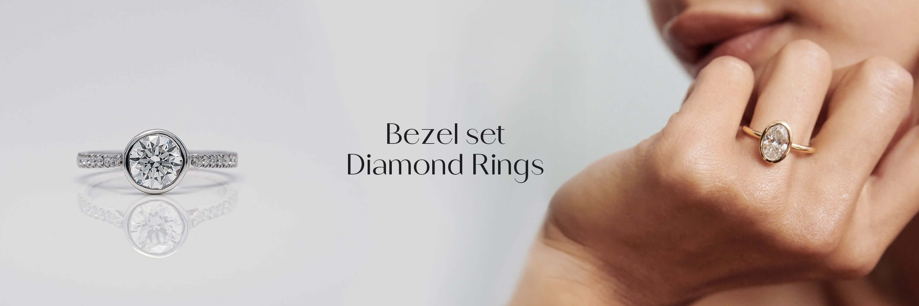 Bezel Set Rings