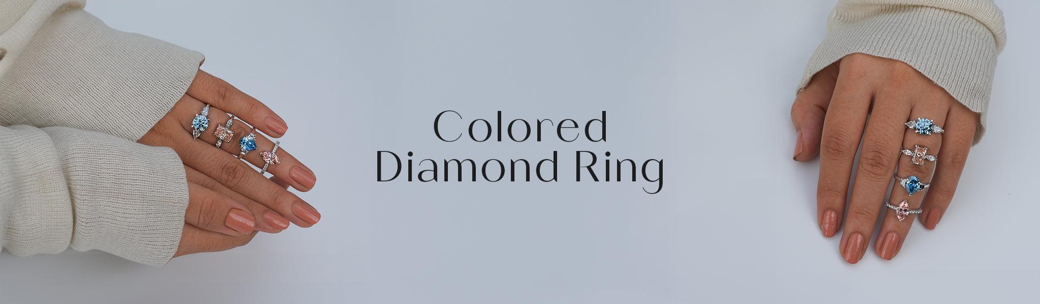 Colored Diamond Rings