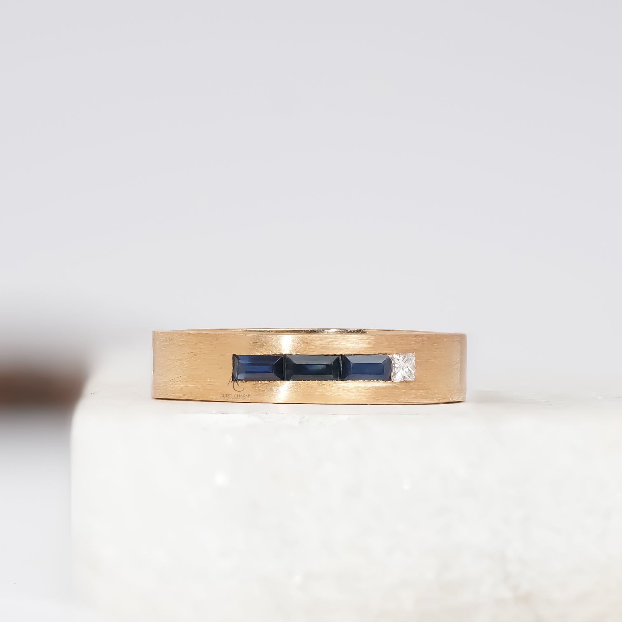 Auric Charms Signature Natural Diamond Engagement Ring