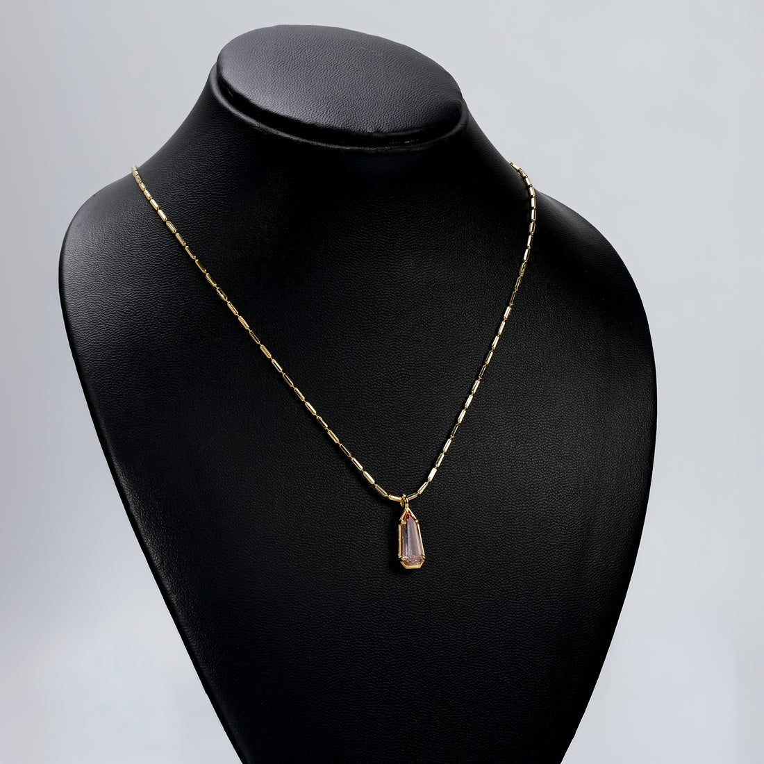 2.50 Ct Champagne Geometric Diamond Pendant