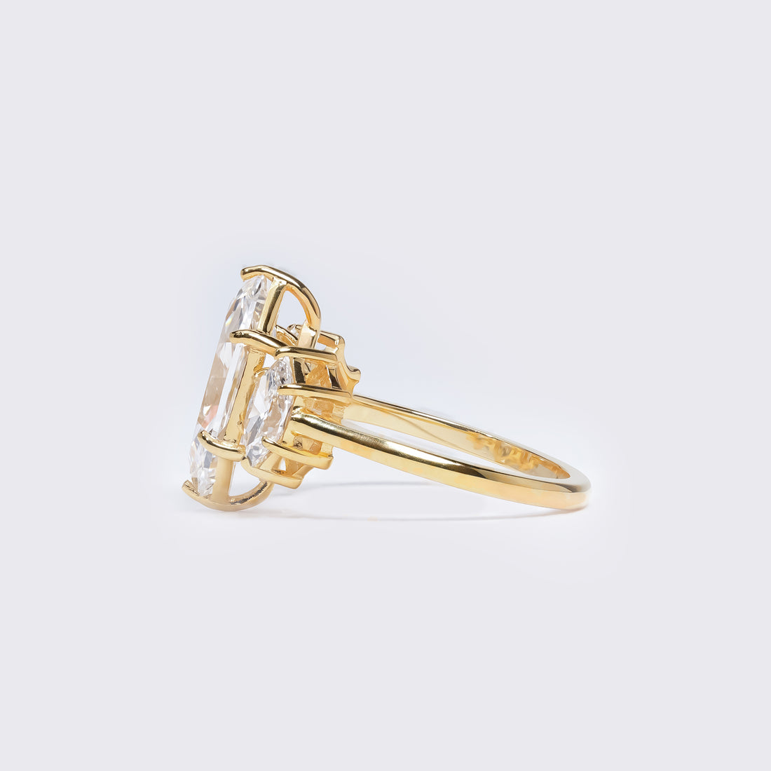 Dutch Marquise Nature Leaf Diamond Ring