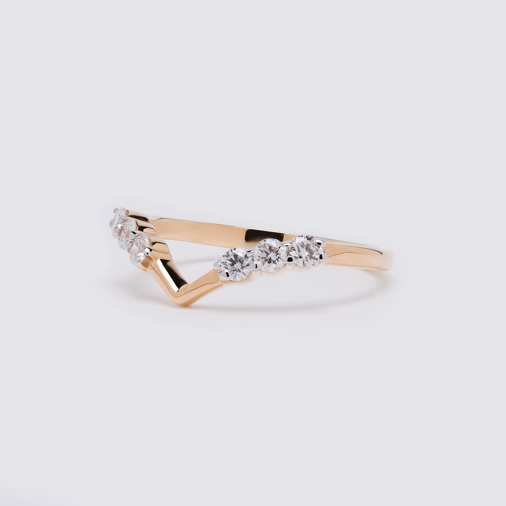 Round Curved Eternity Ring
