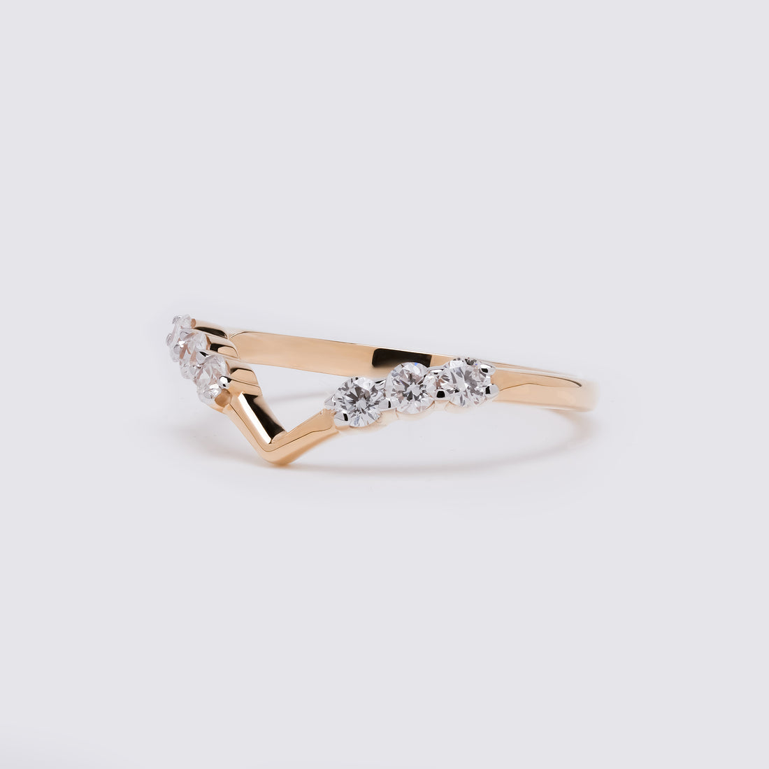 Round Curved Eternity Ring