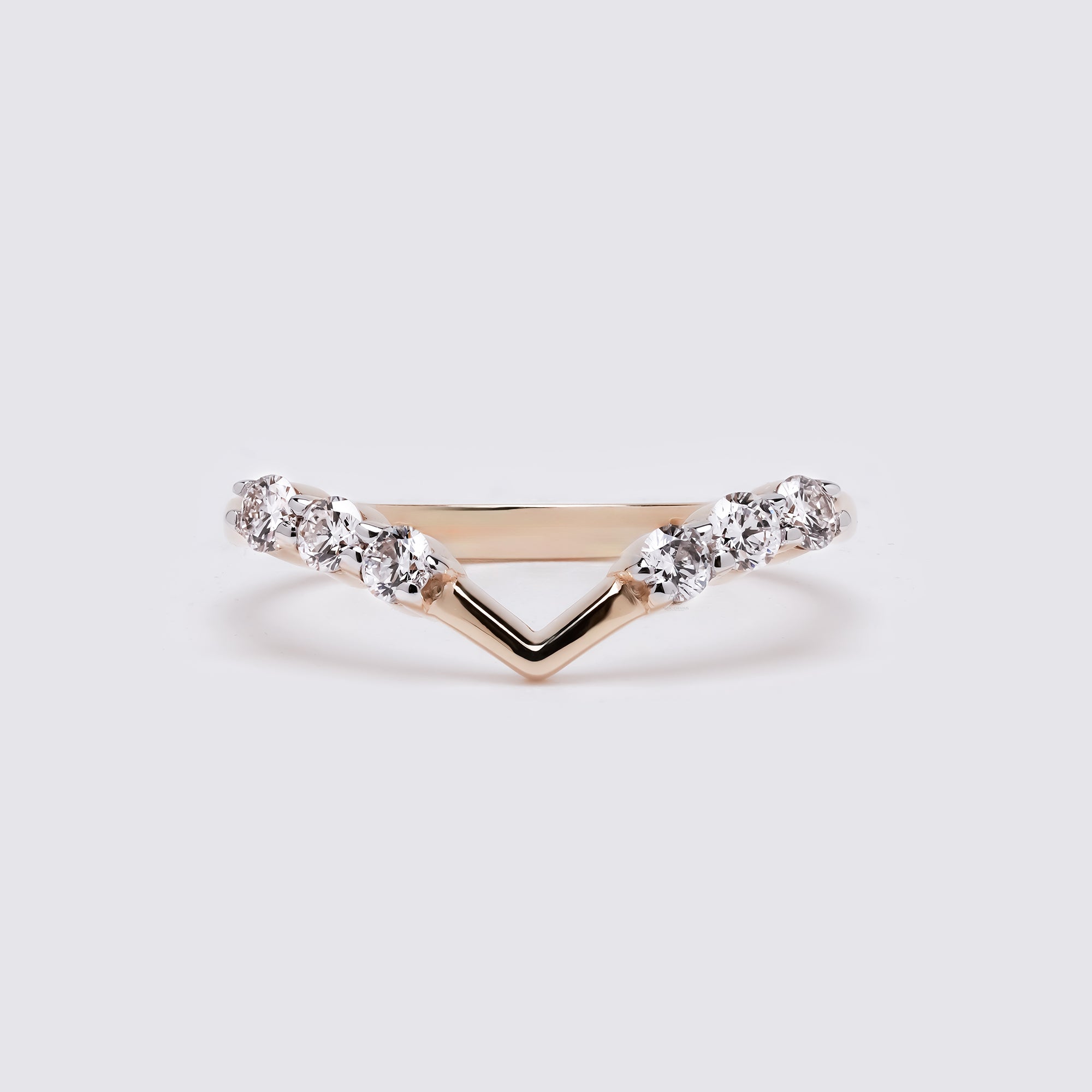 Round Curved Eternity Ring