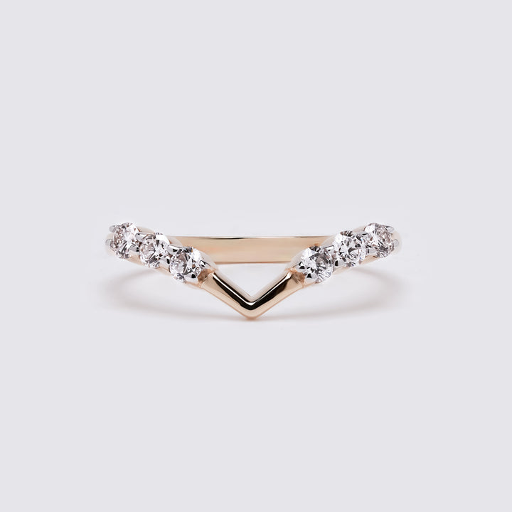 Round Curved Eternity Ring