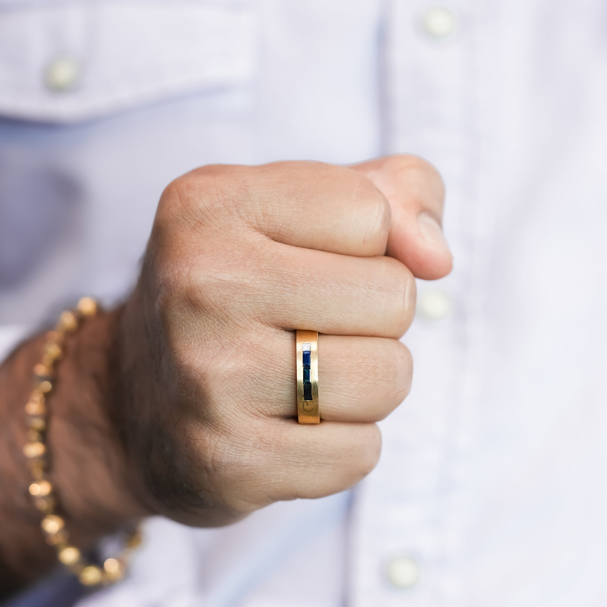 Auric Charms Signature Natural Diamond Engagement Ring