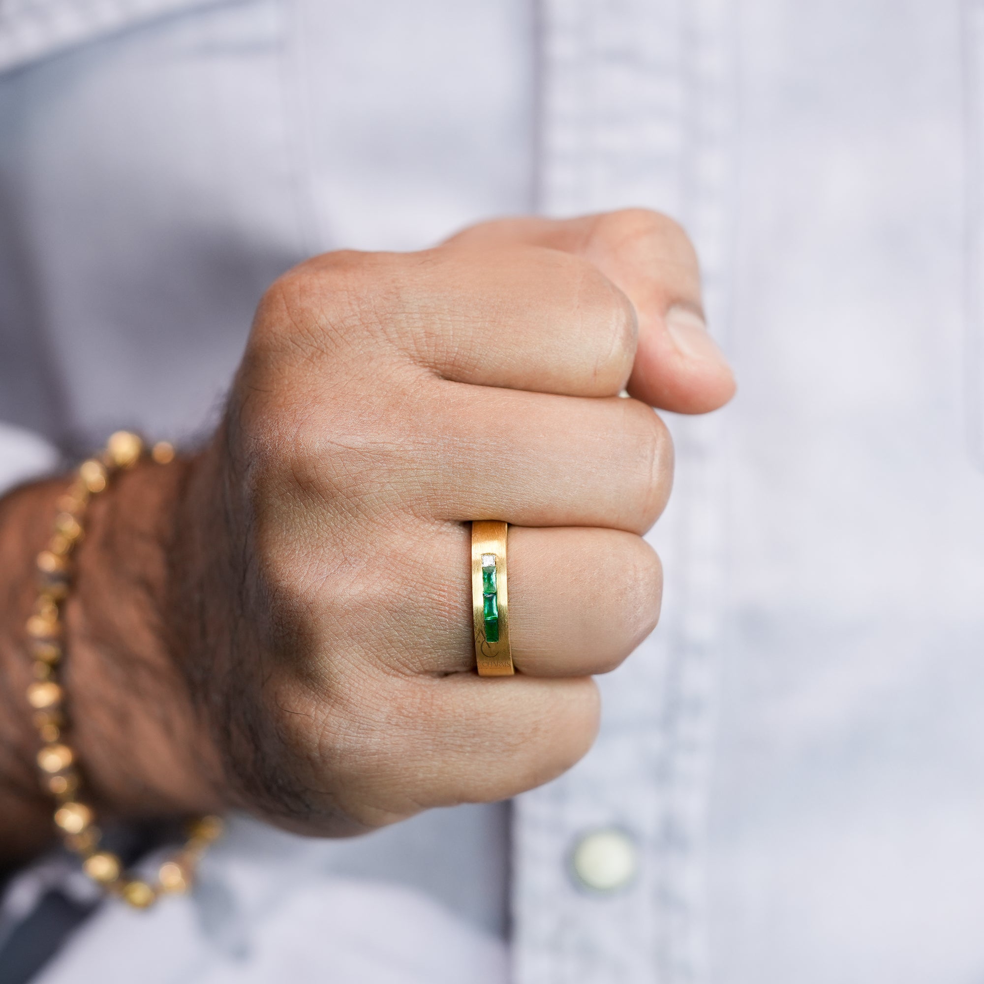 Auric Charms Signature Natural Diamond Engagement Ring