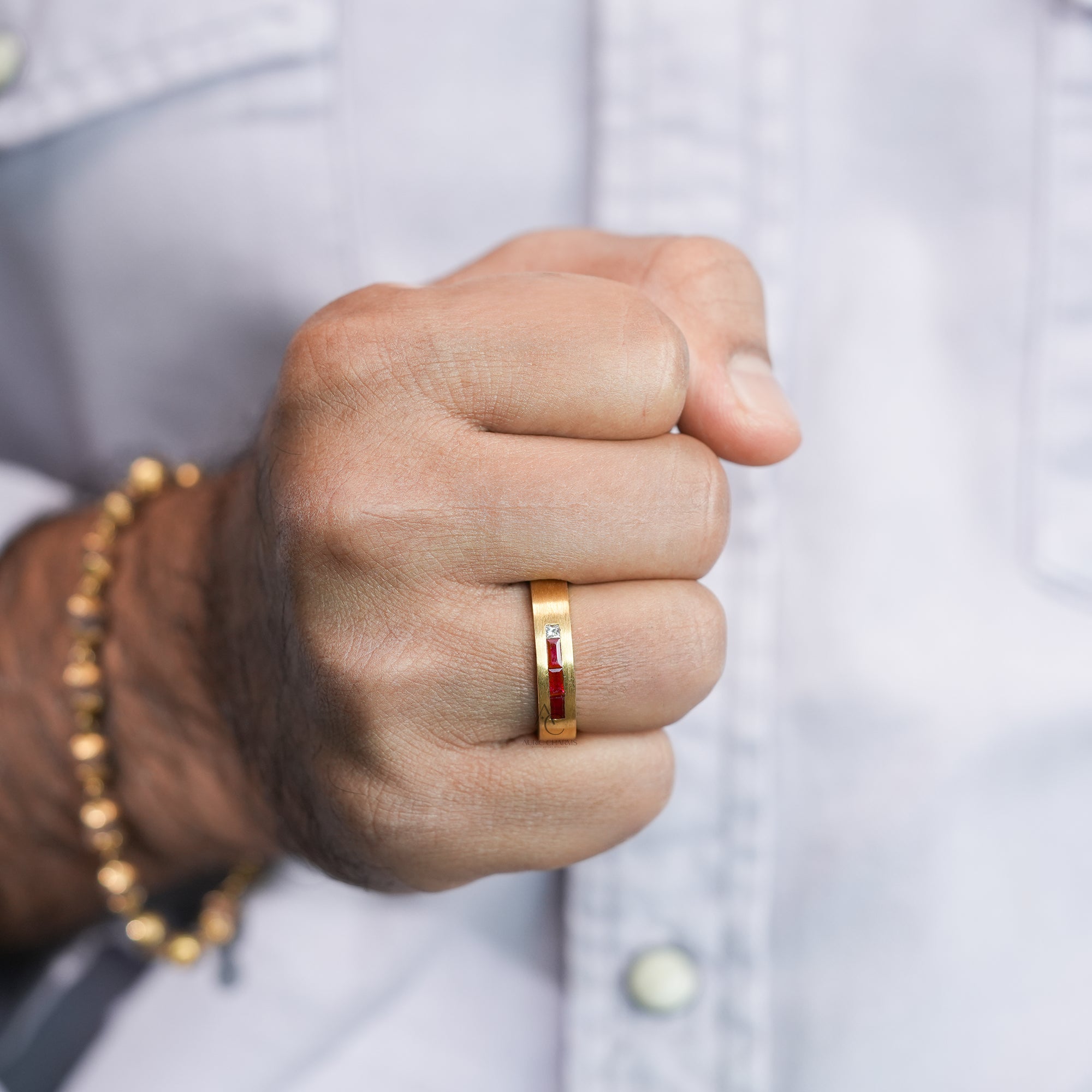 Auric Charms Signature Natural Diamond Engagement Ring