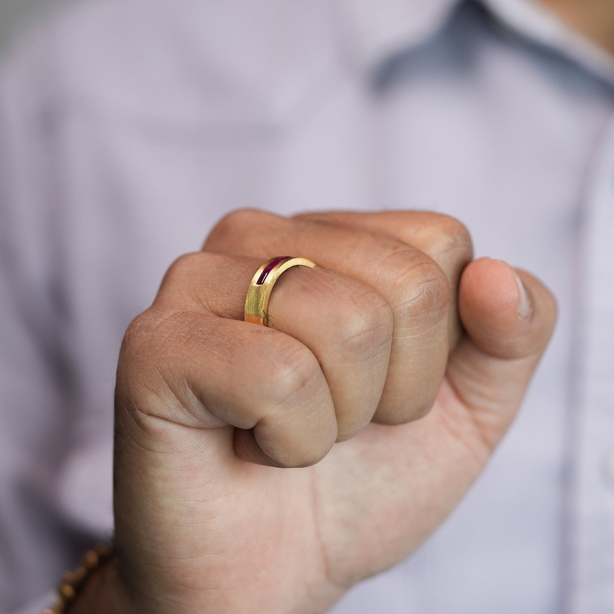 Auric Charms Signature Natural Diamond Engagement Ring