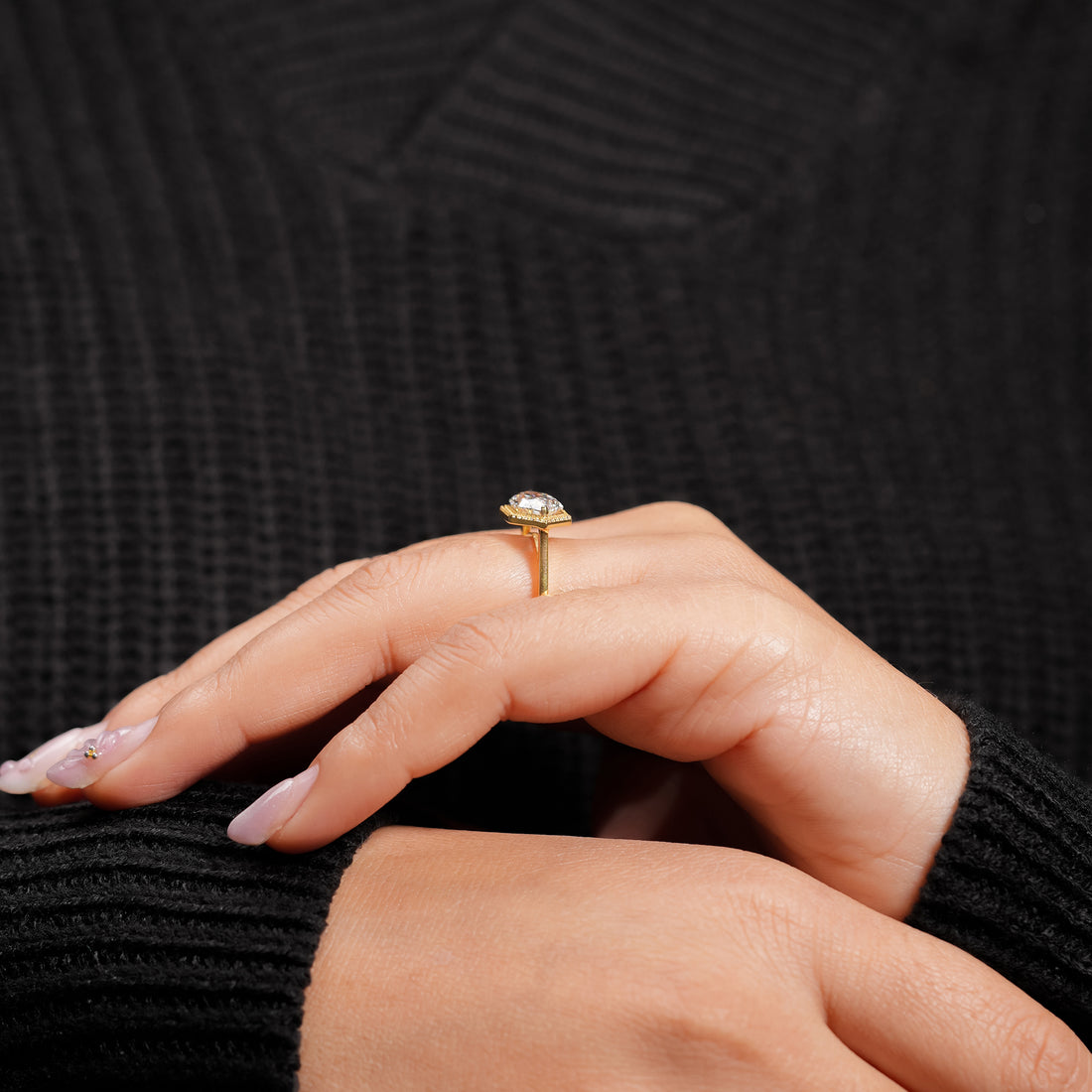 Dutch Marquise East-West Ring