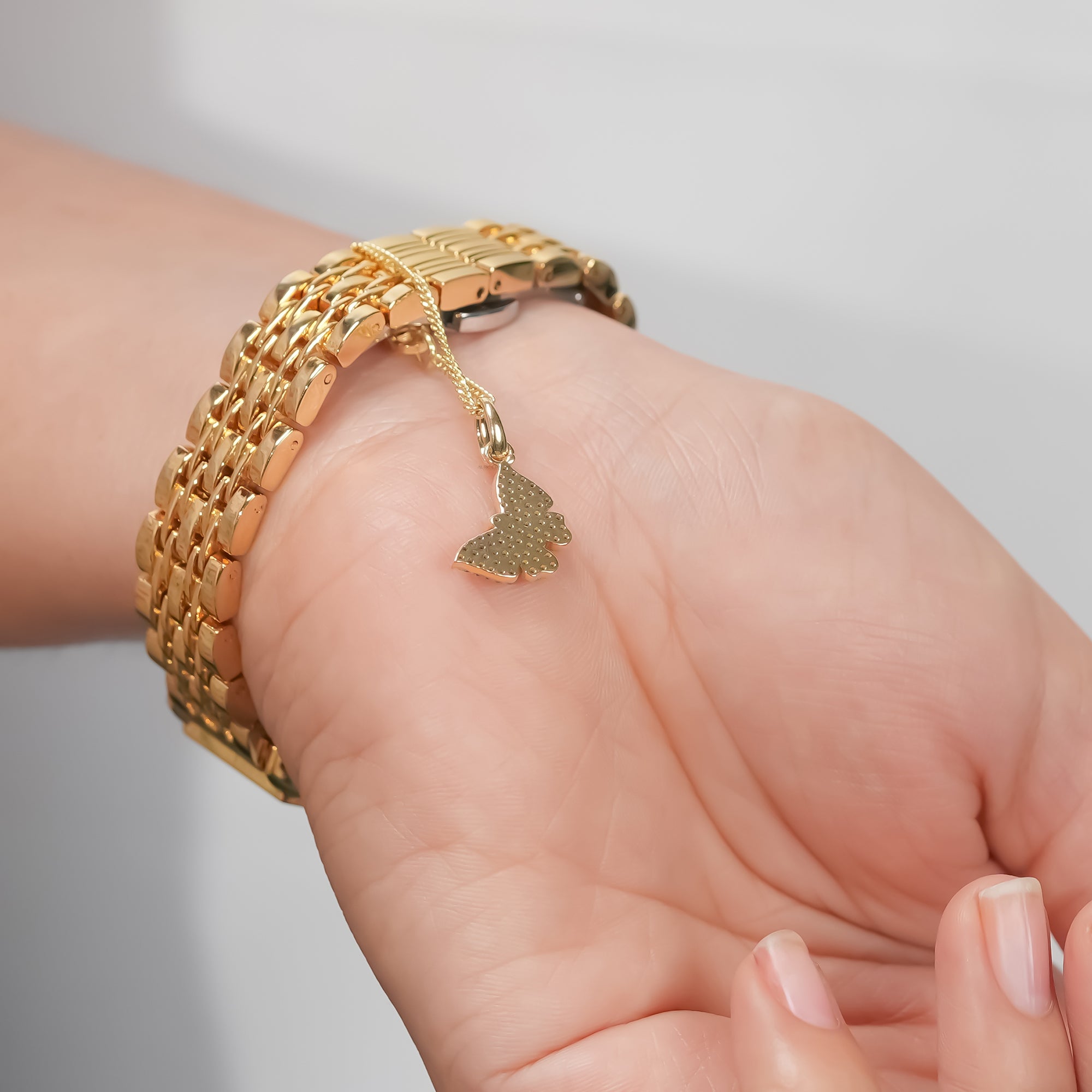 Butterfly Diamond Watch Charm