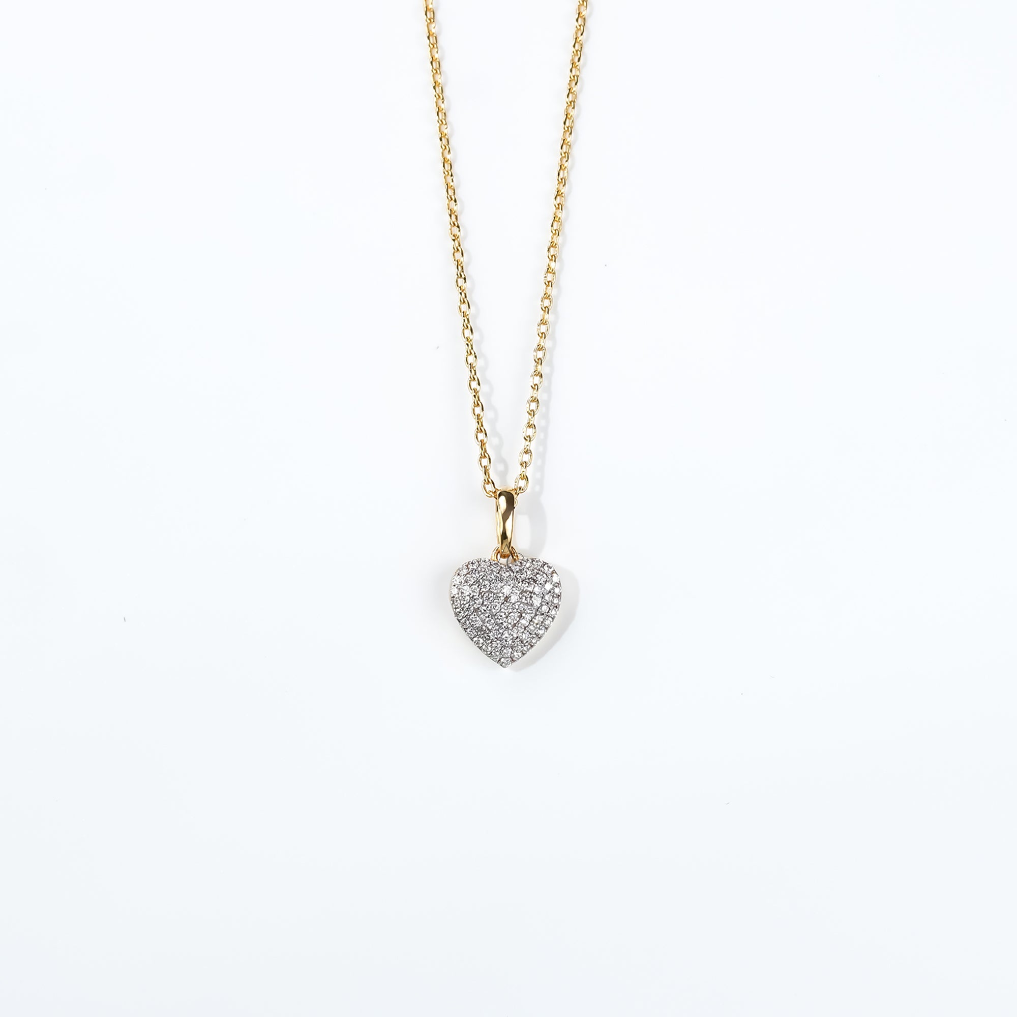 Pavé Heart Diamond Pendant