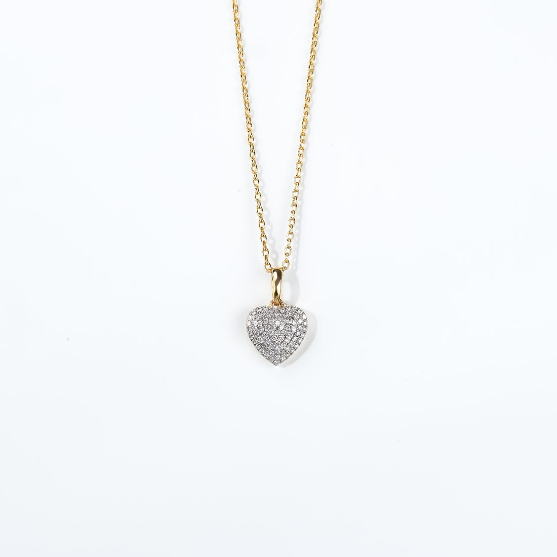 Pavé Heart Diamond Pendant