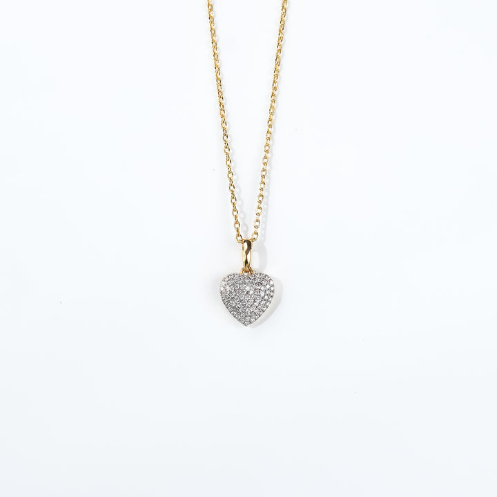 Pavé Heart Diamond Pendant