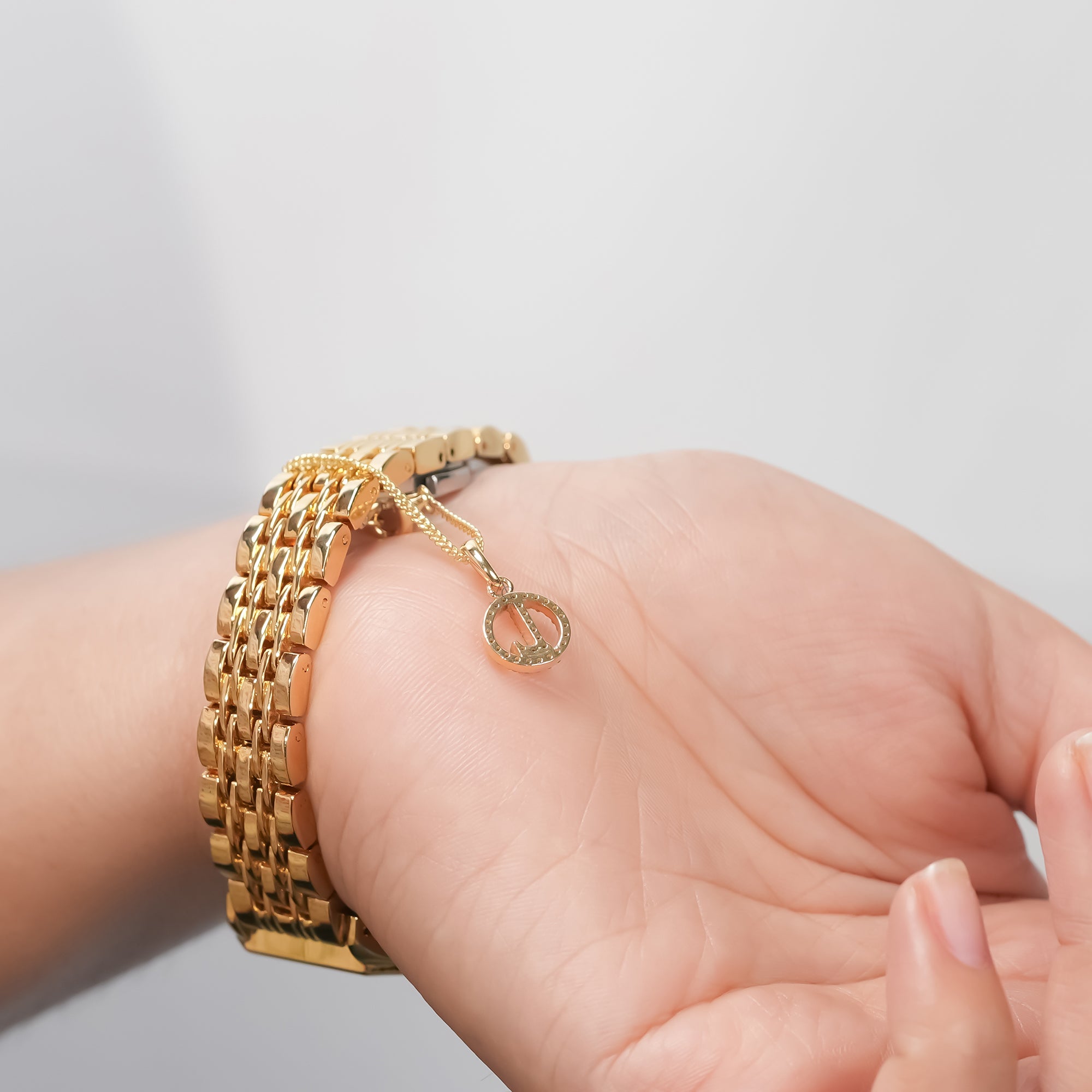 Custom Letter Diamond Watch Charm
