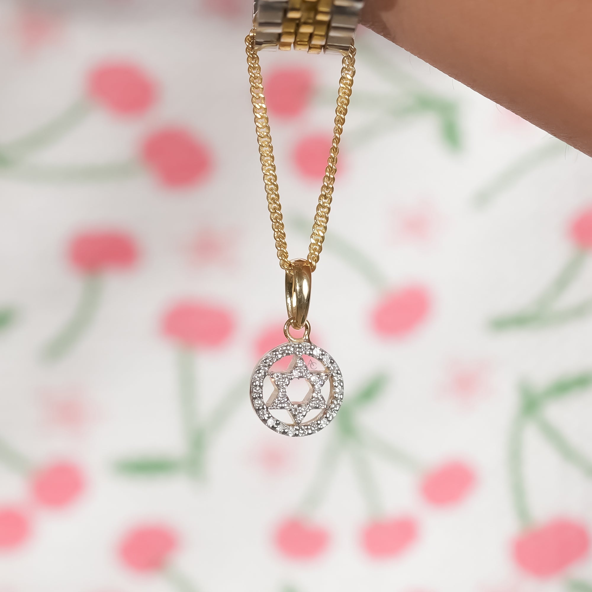 Star Diamond Watch Charm