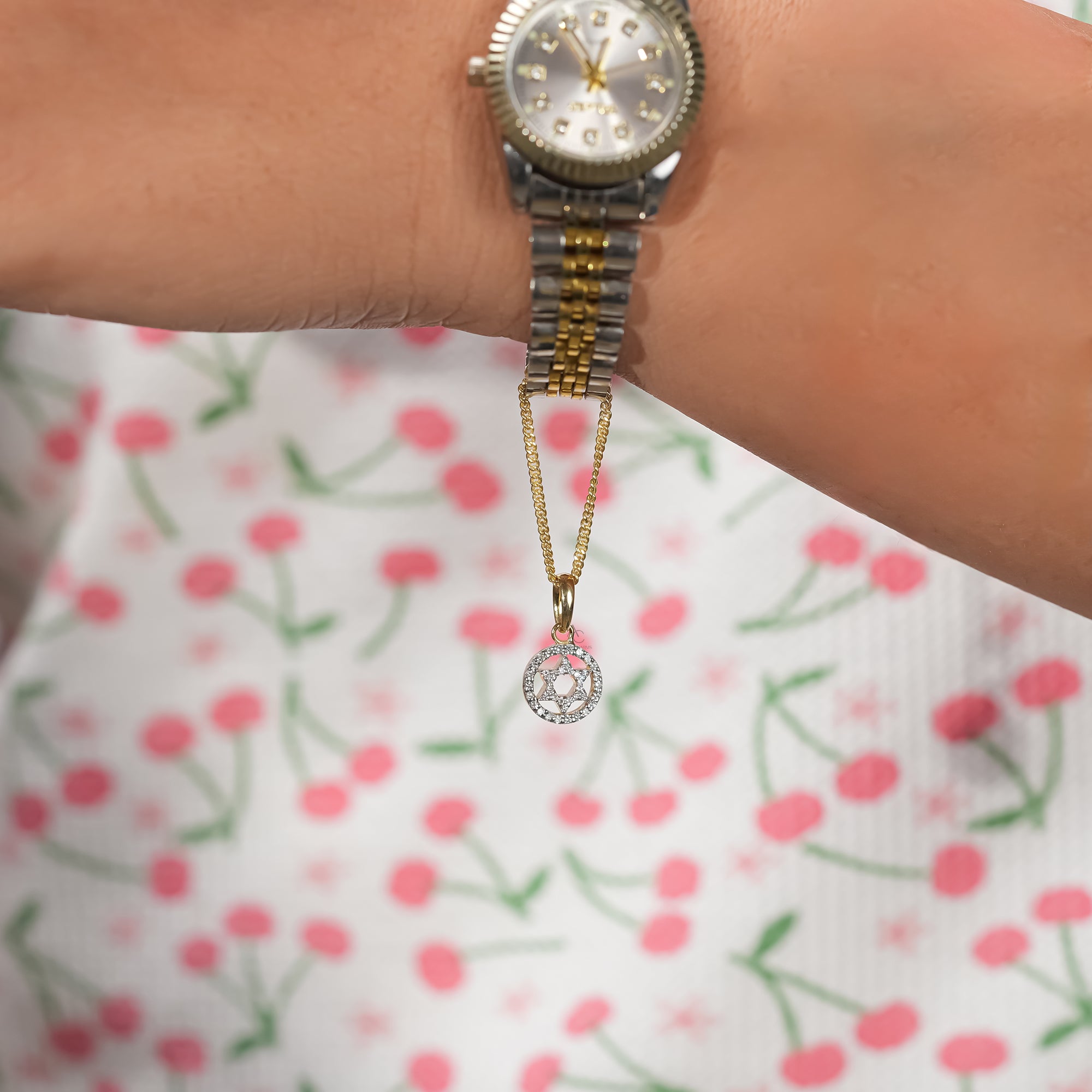 Star Diamond Watch Charm
