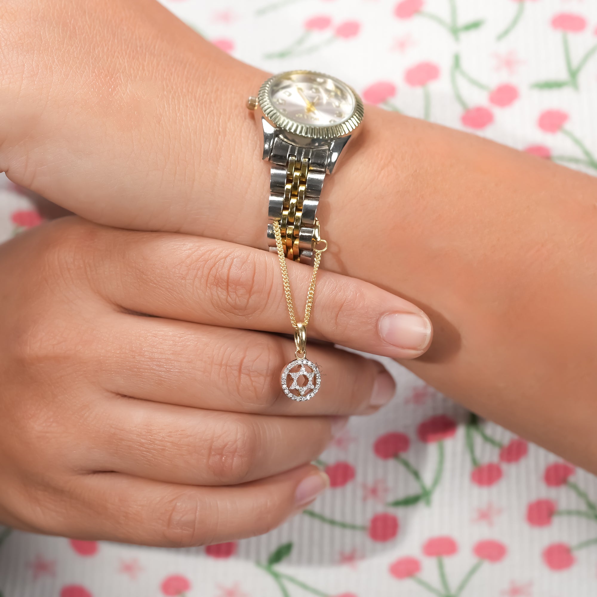 Star Diamond Watch Charm