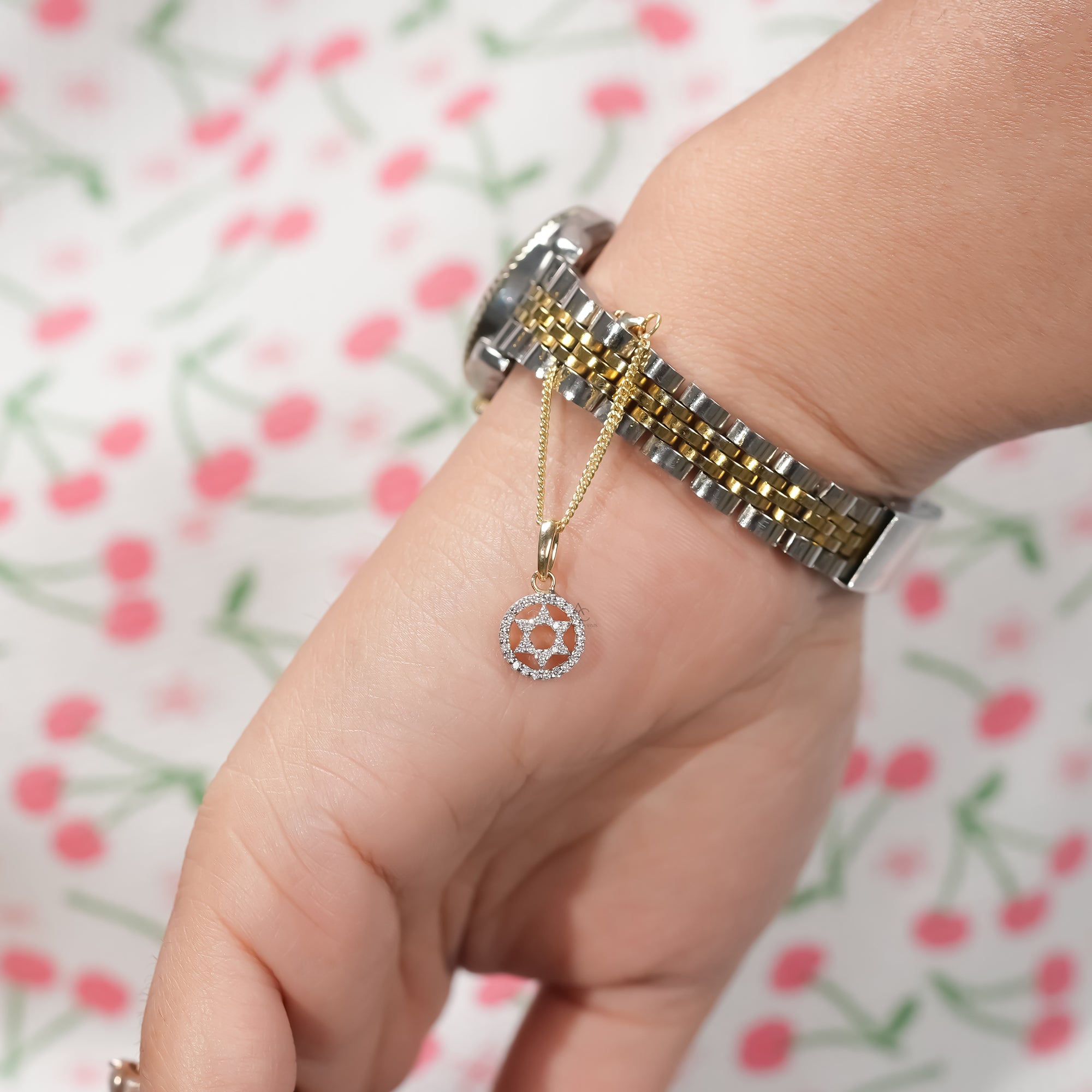 Star Diamond Watch Charm