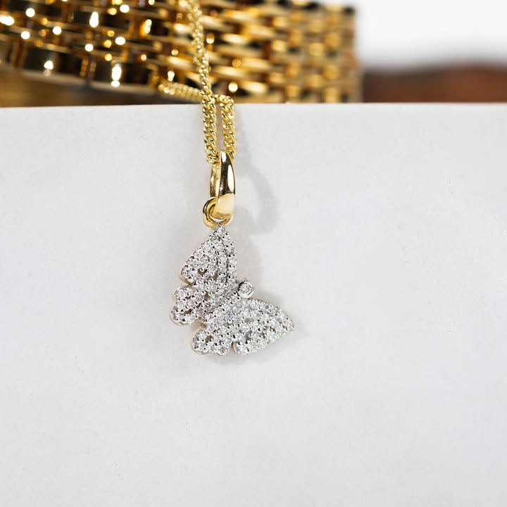 Butterfly Diamond Watch Charm