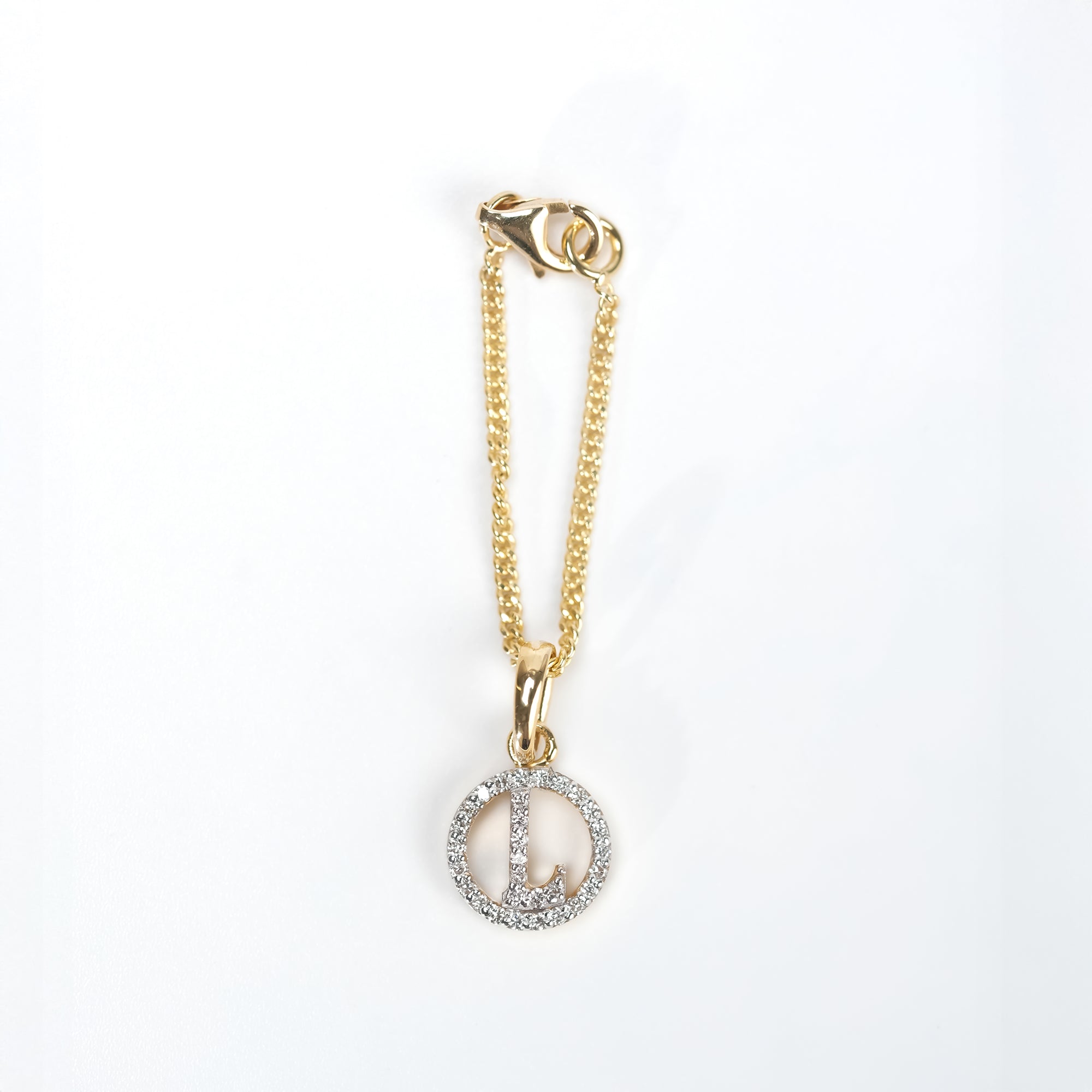 Custom Letter Diamond Watch Charm