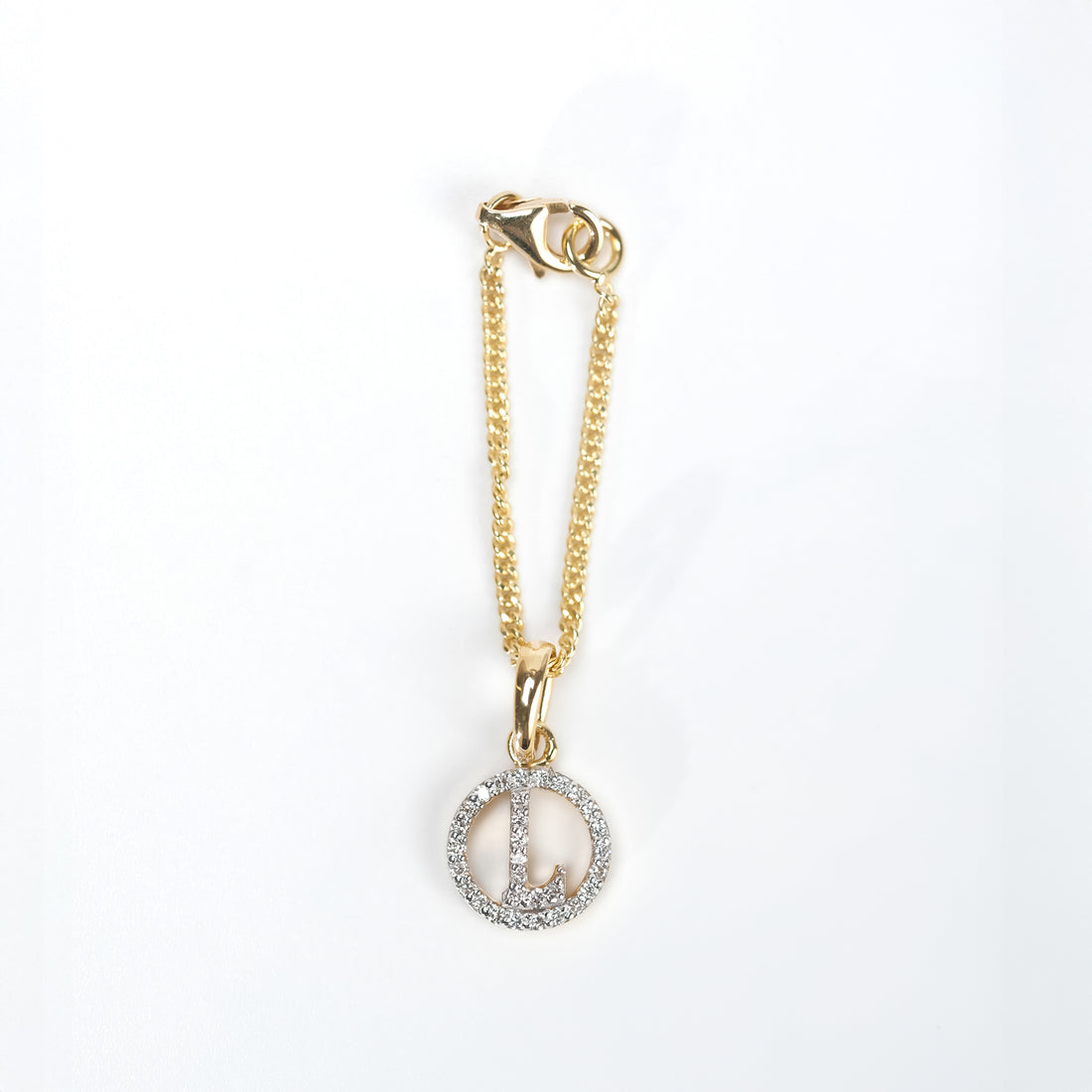 Custom Letter Diamond Watch Charm