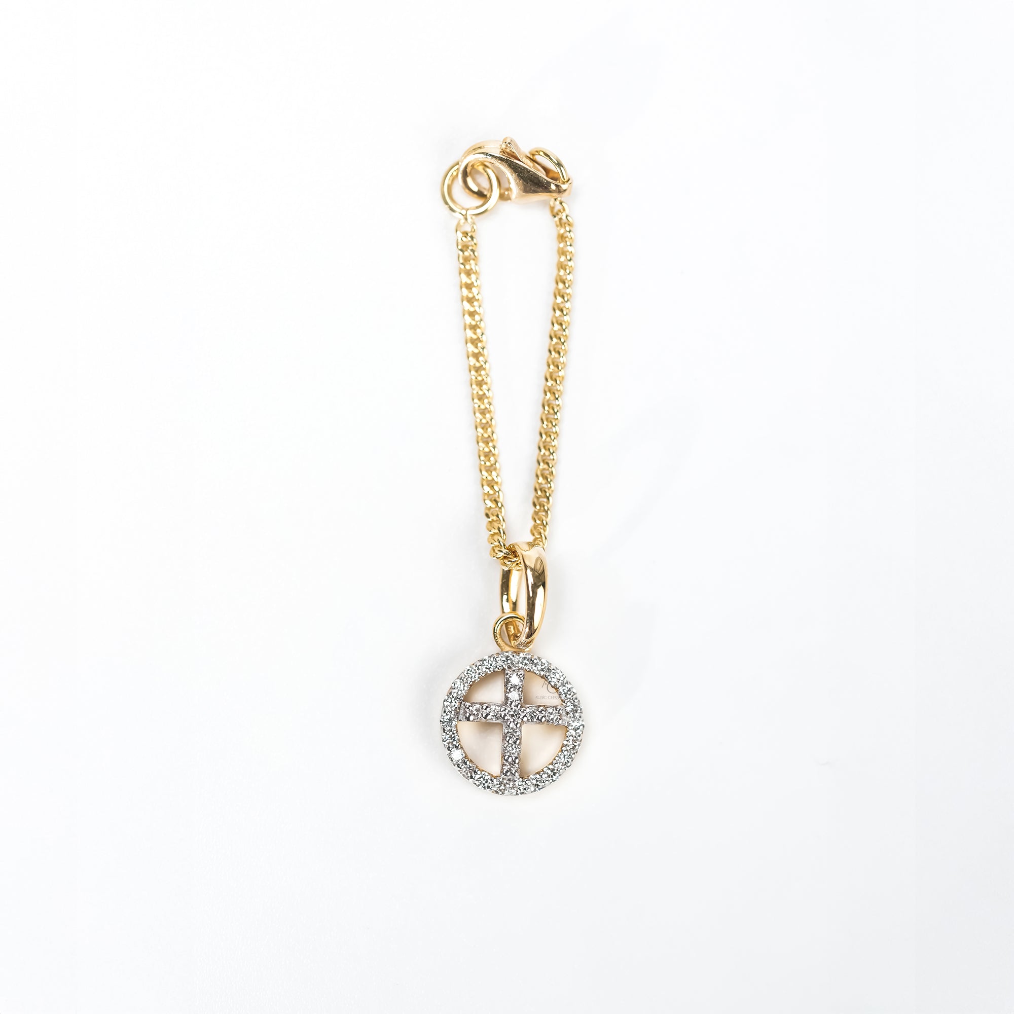Cross Diamond Watch Charm