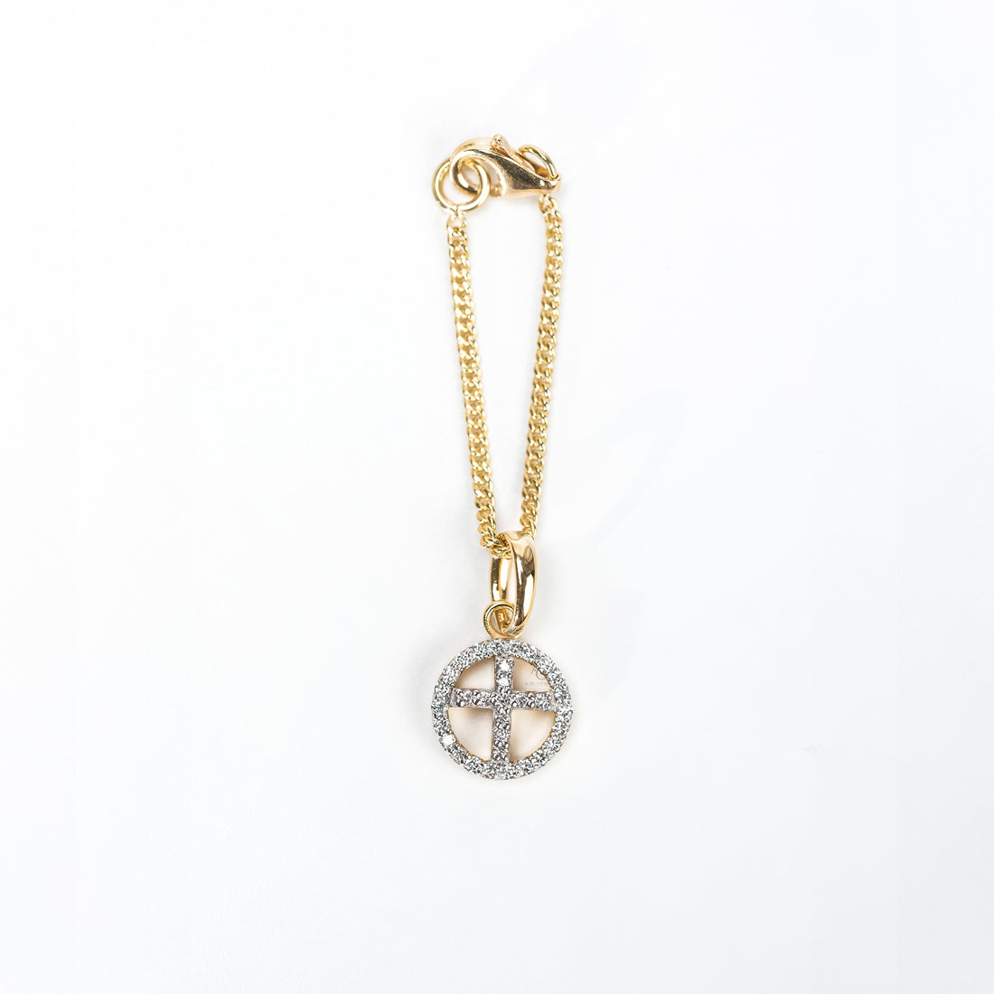 Cross Diamond Watch Charm