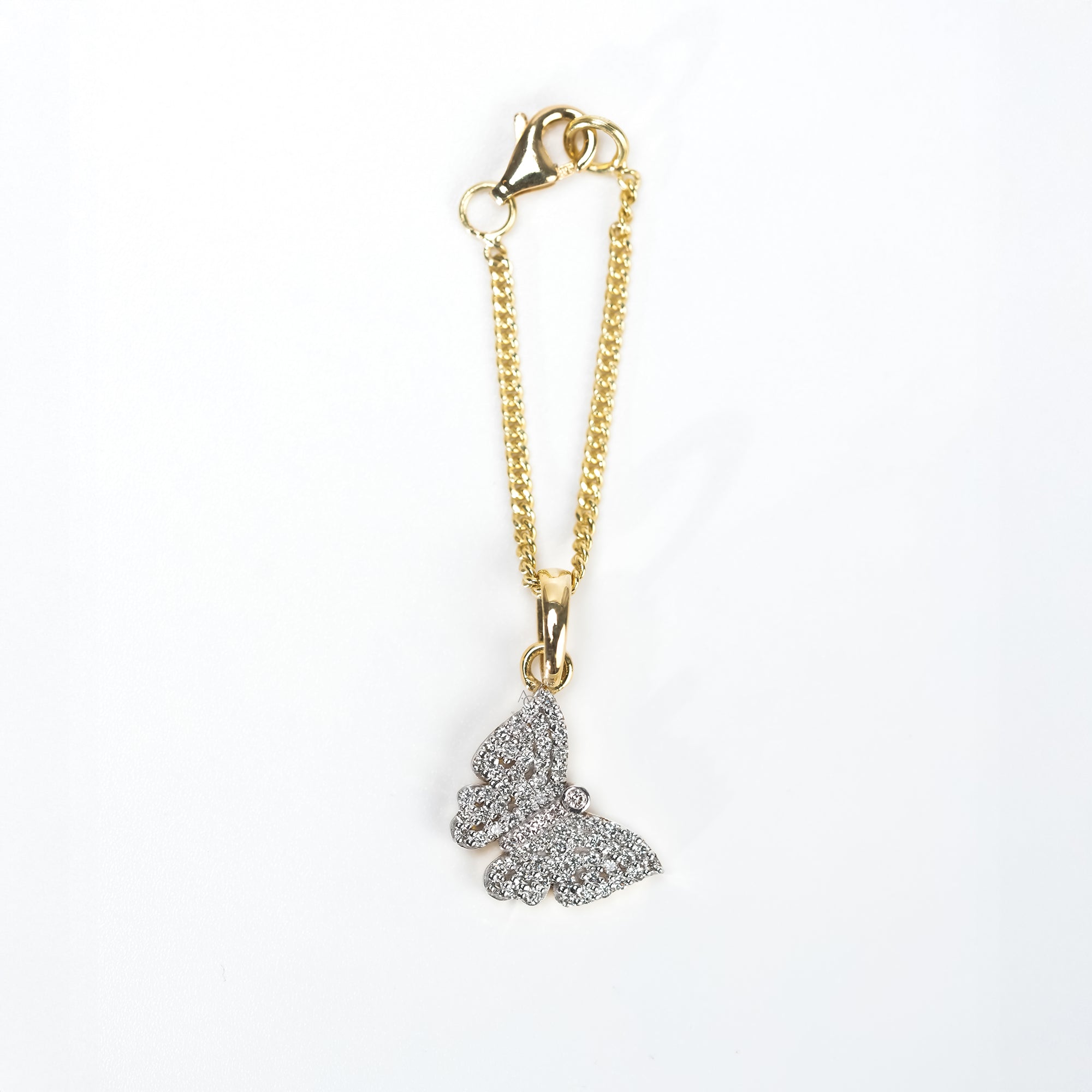 Butterfly Diamond Watch Charm