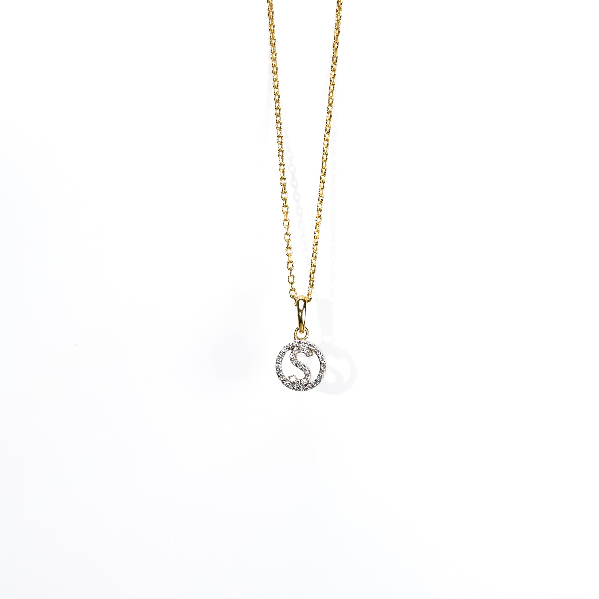 Custom Letter Diamond Pendant