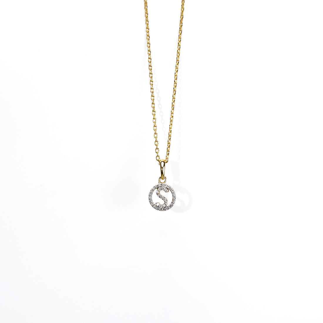 Custom Letter Diamond Pendant
