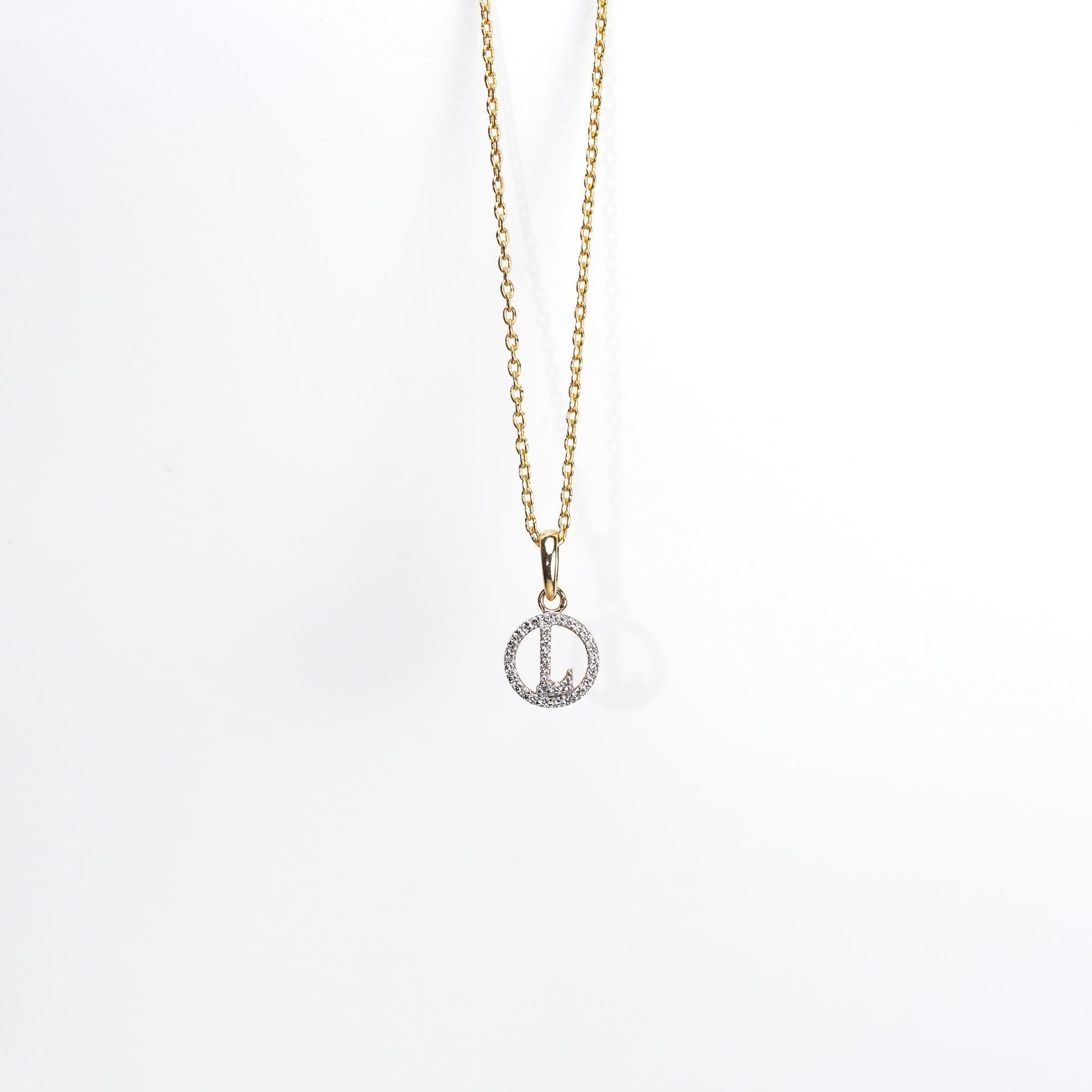 Custom Letter Diamond Pendant