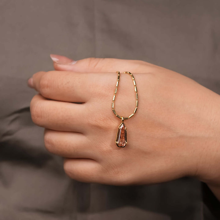 Margot Robbie Champagne Hexa Glow Pendant