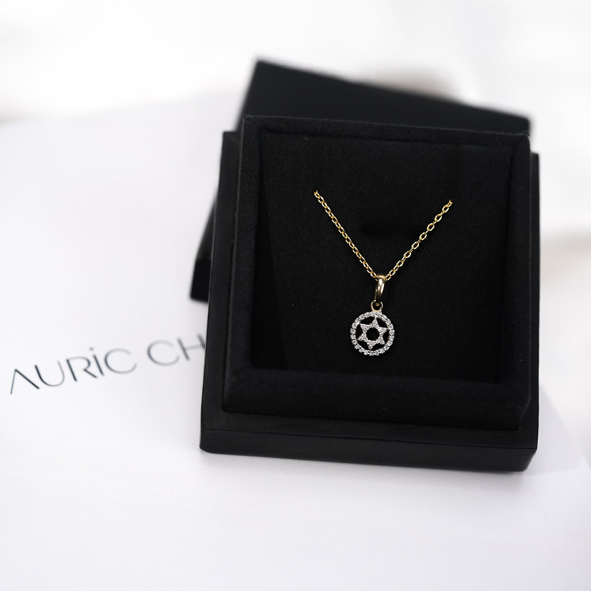 Pavé Star Diamond Pendant