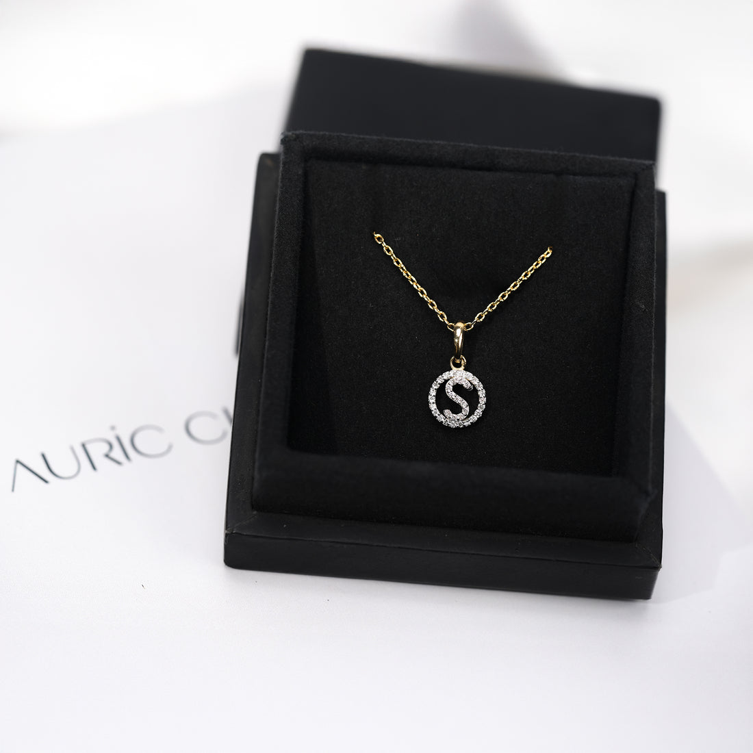 Custom Letter Diamond Pendant
