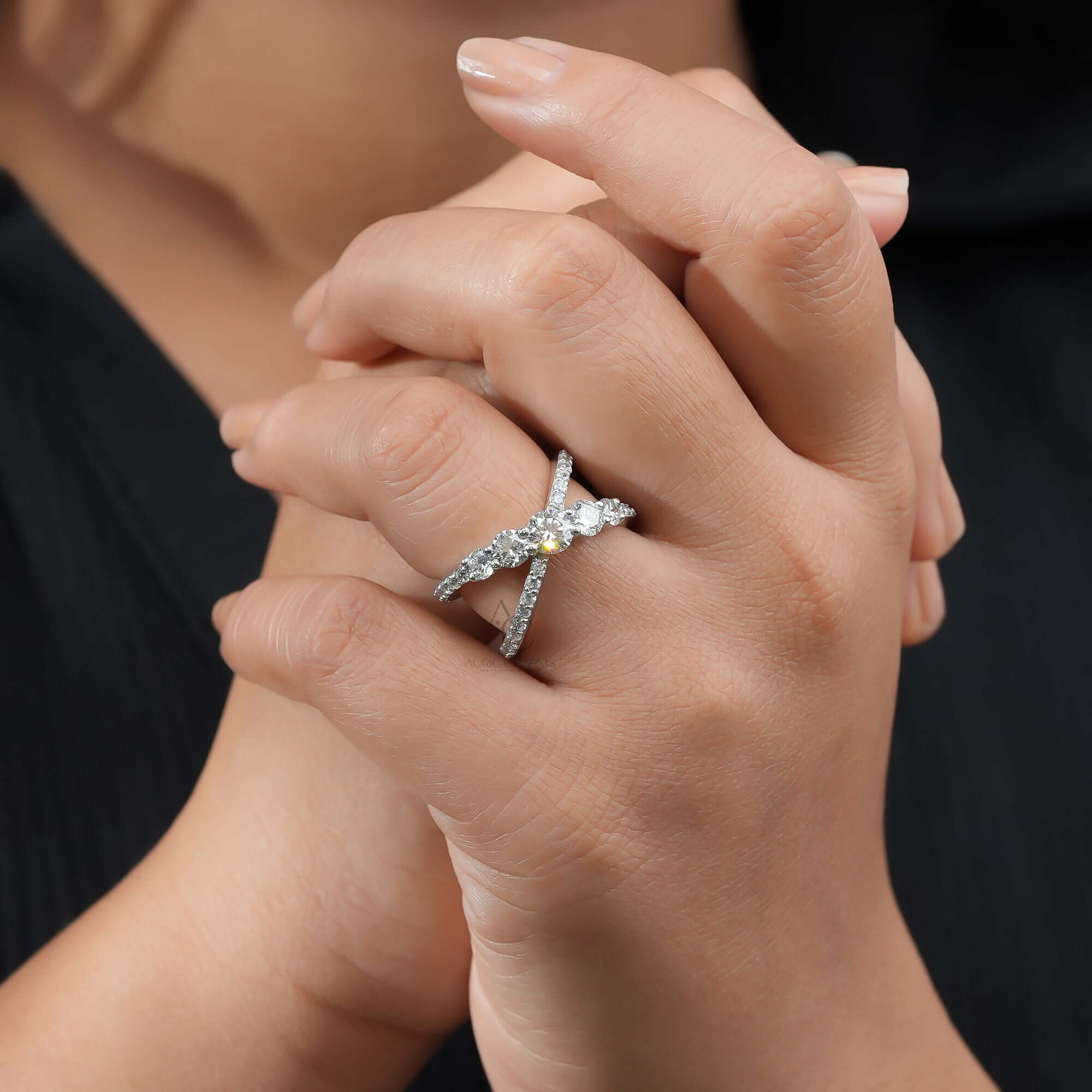 Zendaya X Signature Crossover Diamond Ring