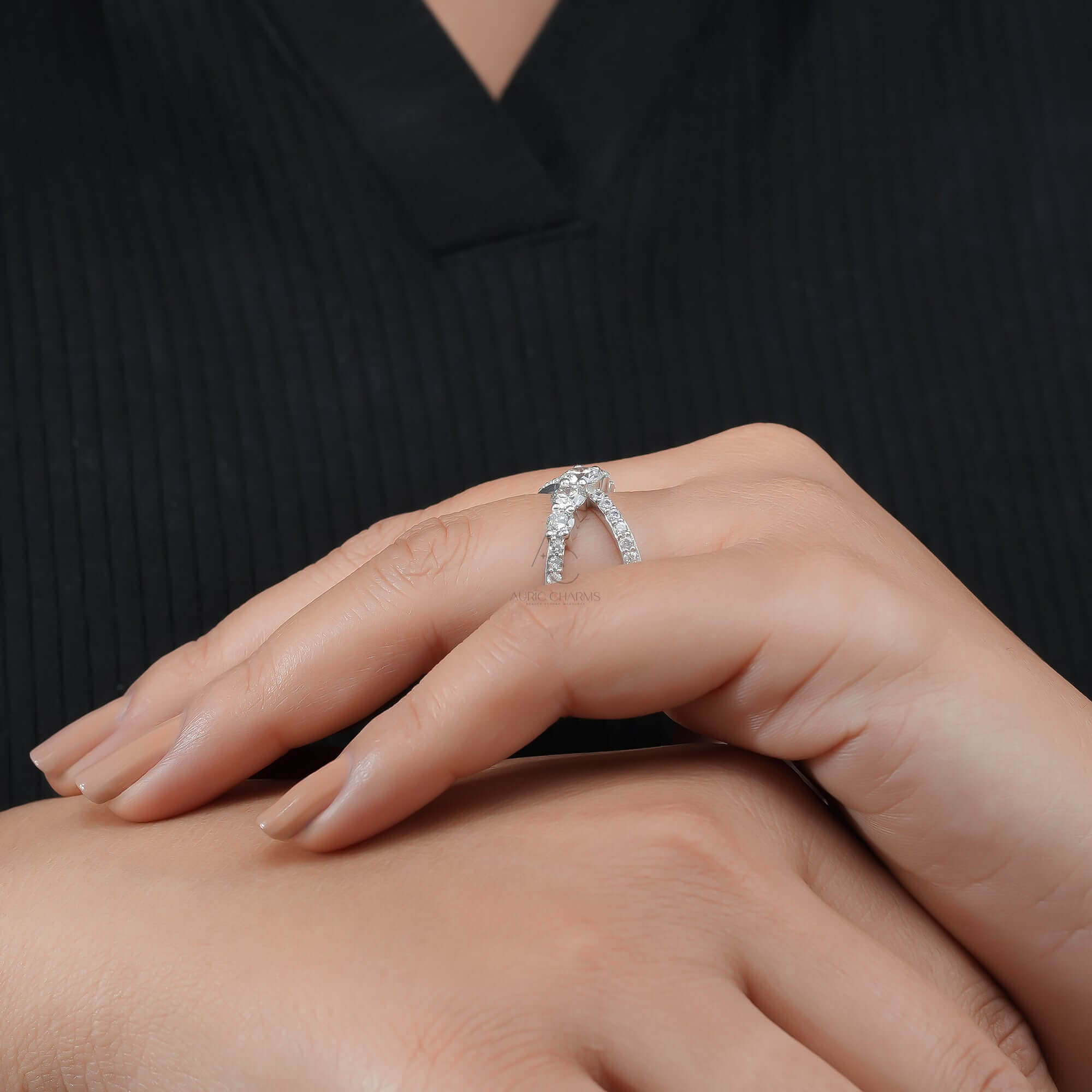 Zendaya X Signature Crossover Diamond Ring