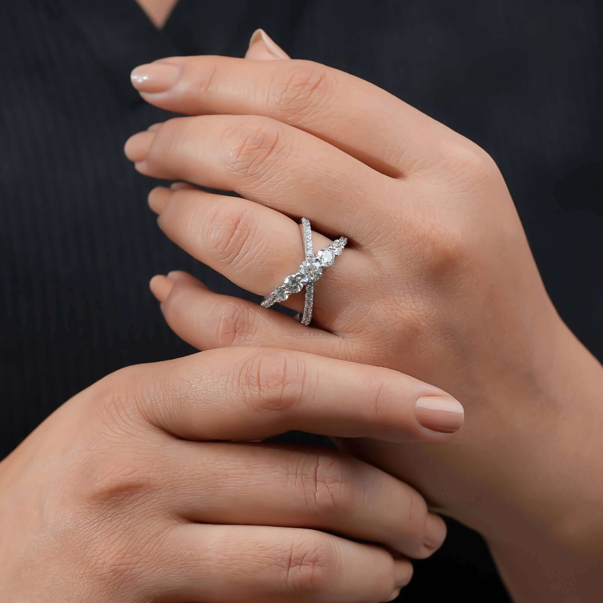 Zendaya X Signature Crossover Diamond Ring