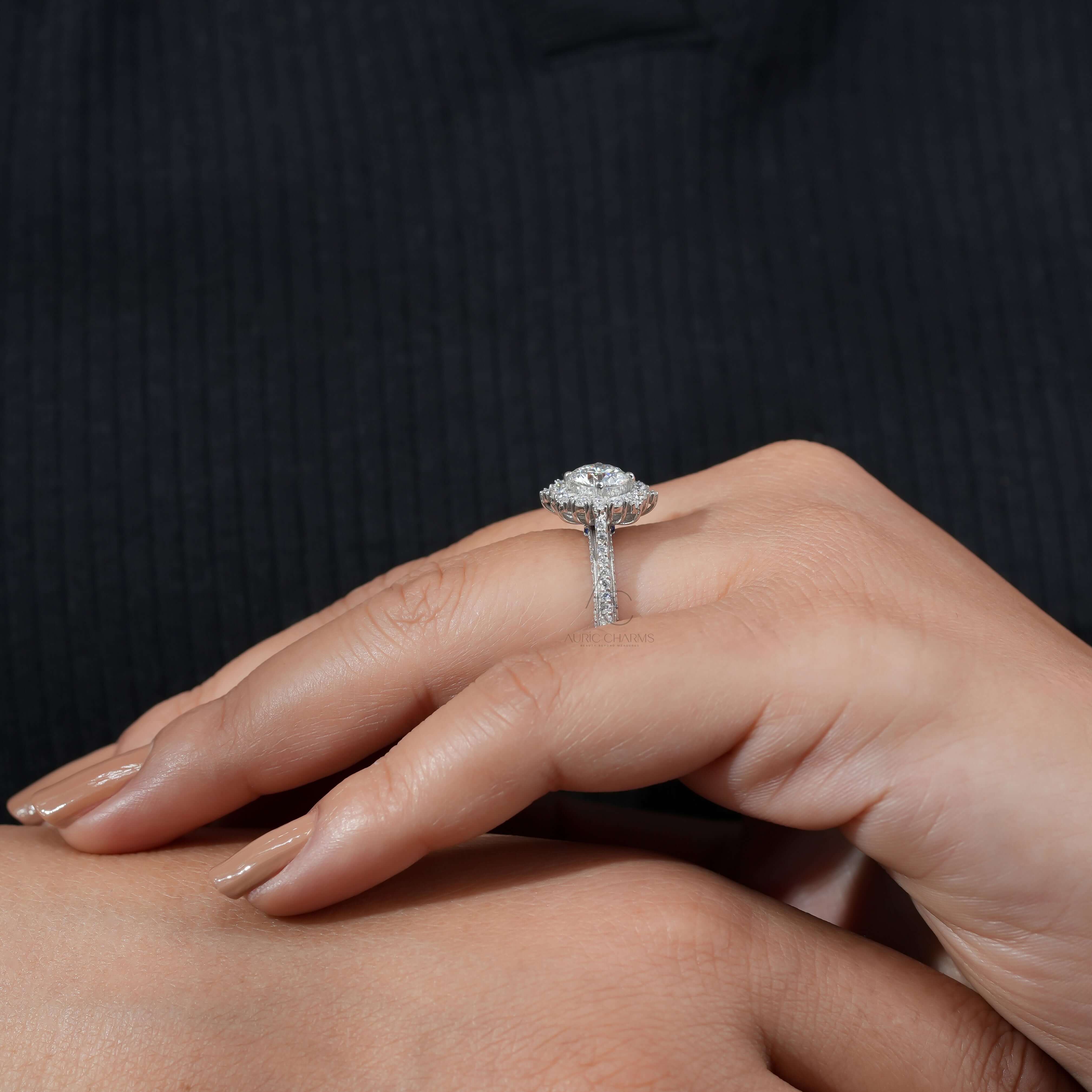 Beckham Modern Solitaire Lab-Grown Diamond Ring