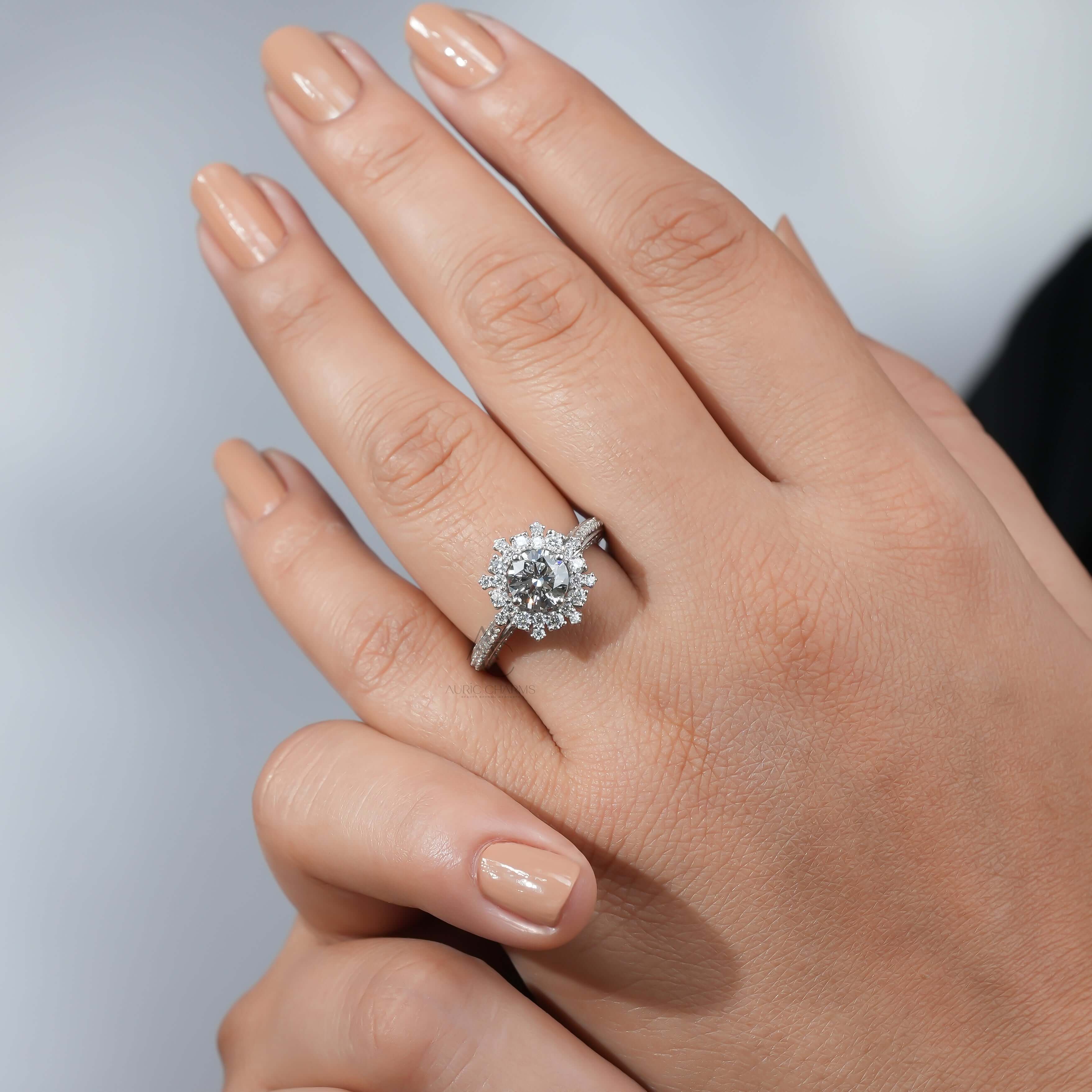 Beckham Modern Solitaire Lab-Grown Diamond Ring