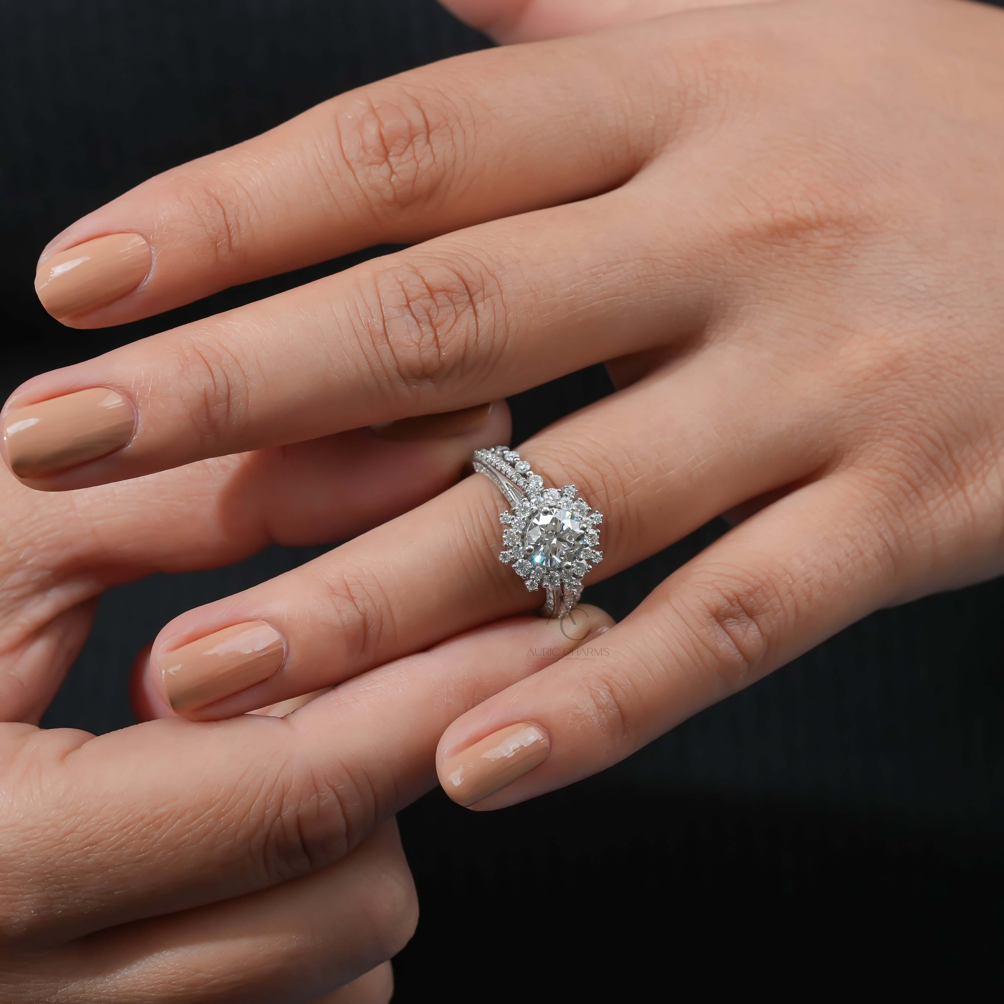 Beckham Modern Solitaire Lab-Grown Diamond Ring