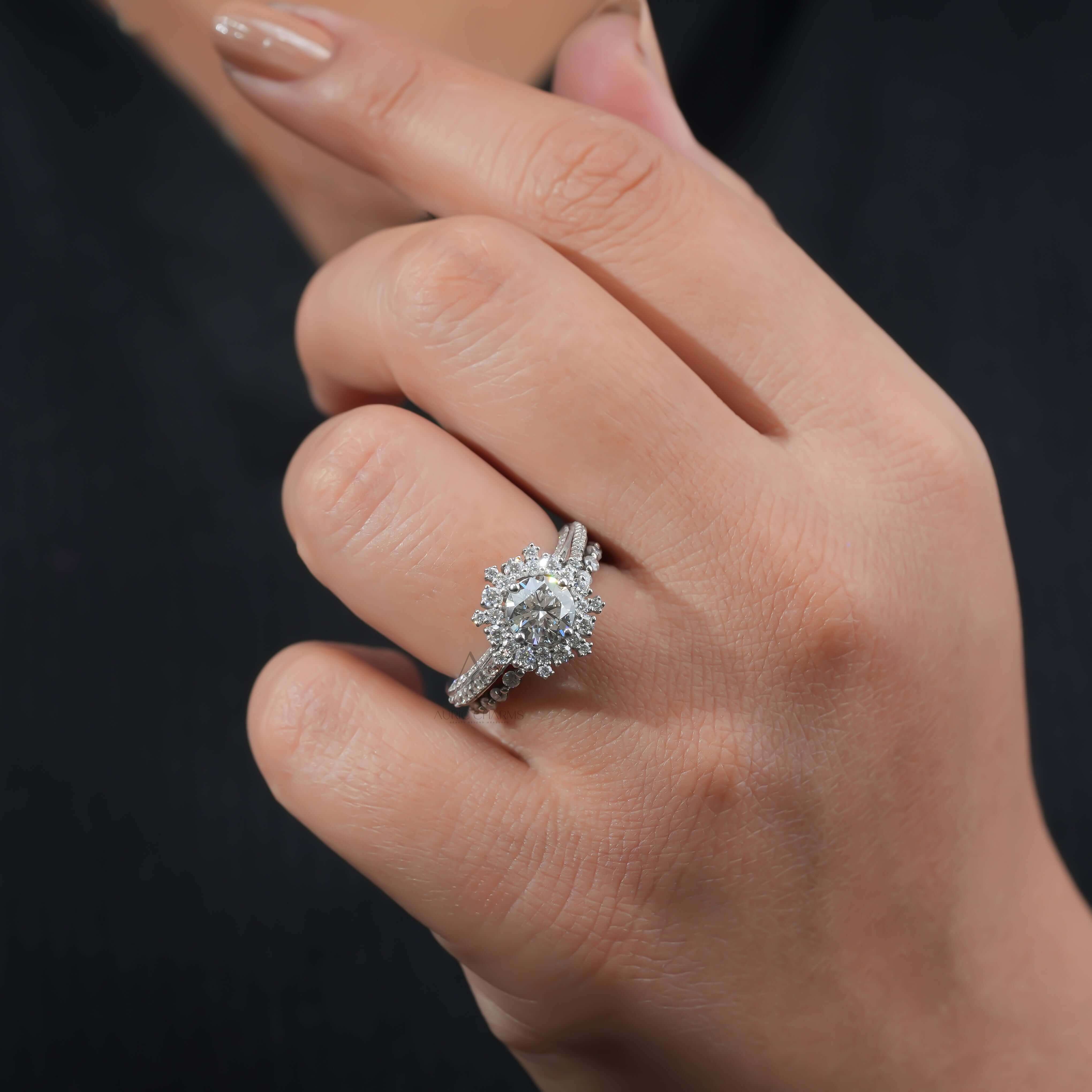 Beckham Modern Solitaire Lab-Grown Diamond Ring