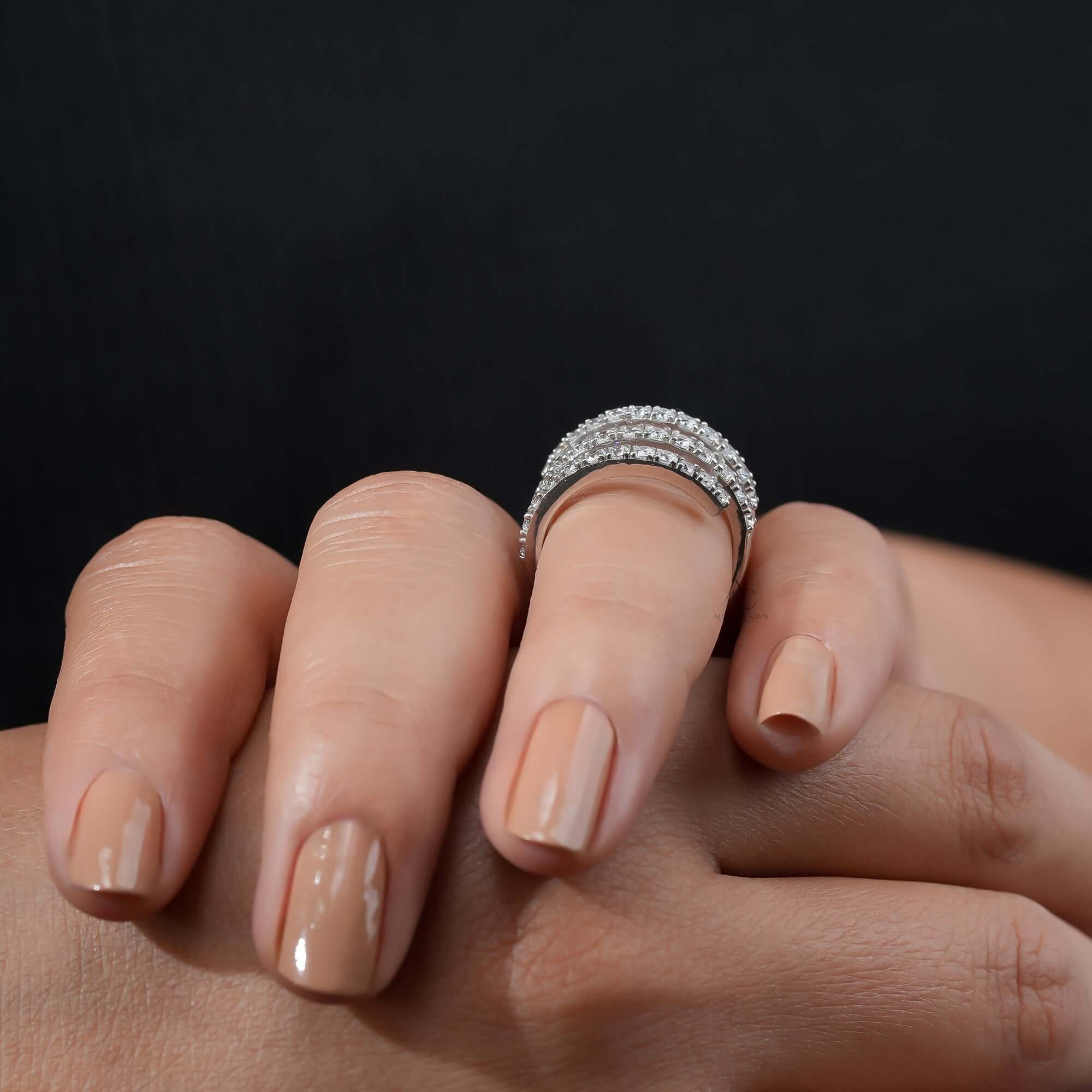 Monroe Spiral Curl Lab-Grown Diamond Ring