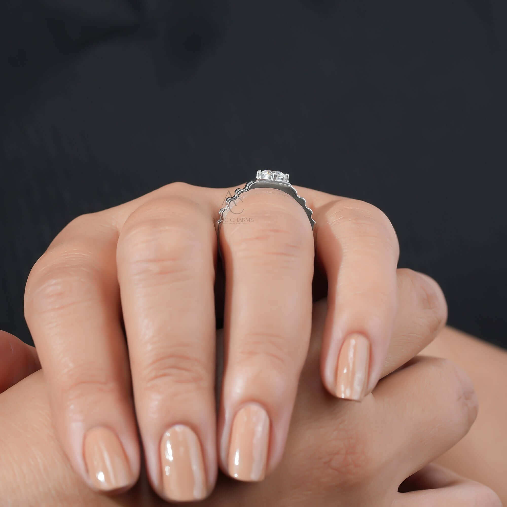 Rolex-Inspired Luxe Men's Solitaire Diamond Ring