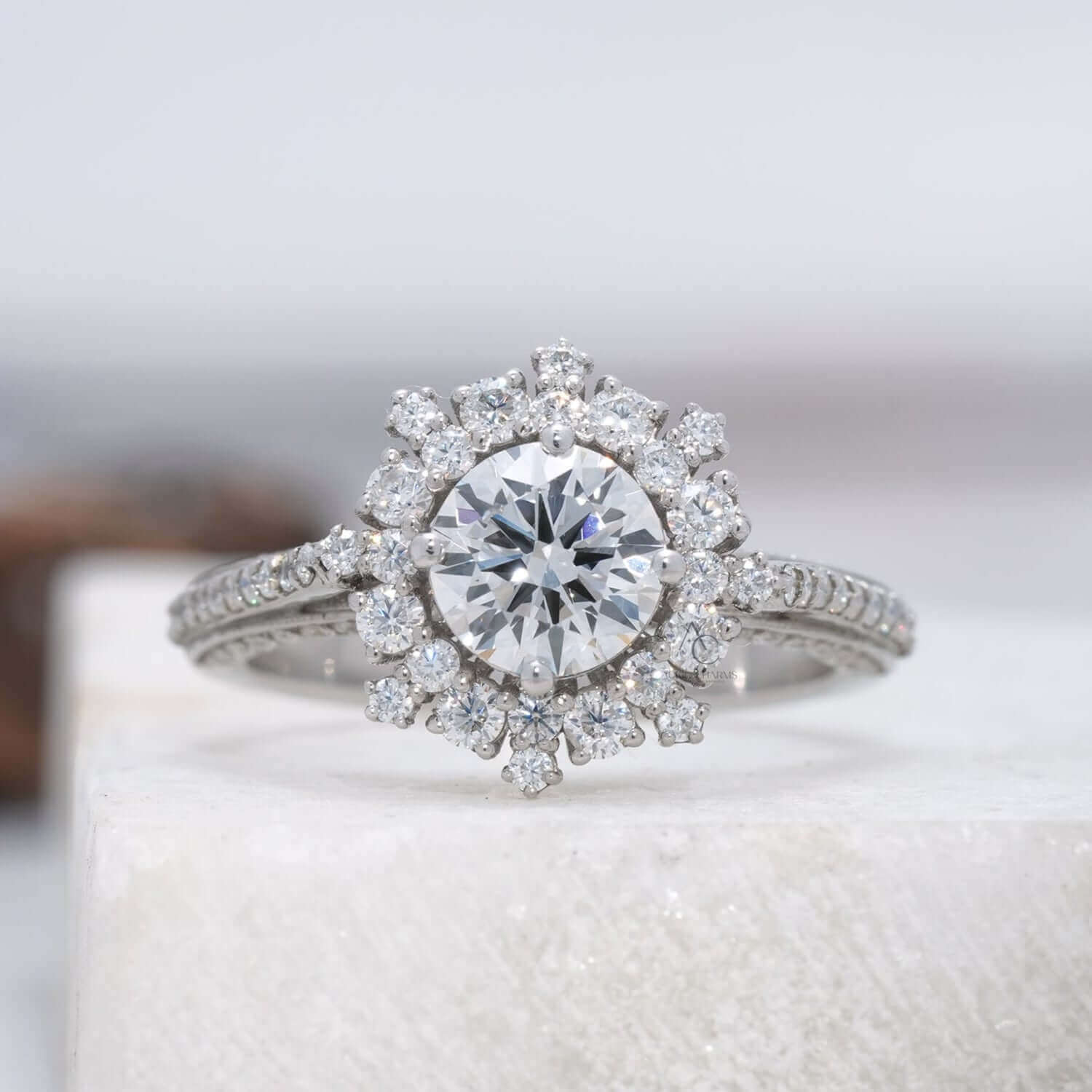 Beckham Modern Solitaire Lab-Grown Diamond Ring