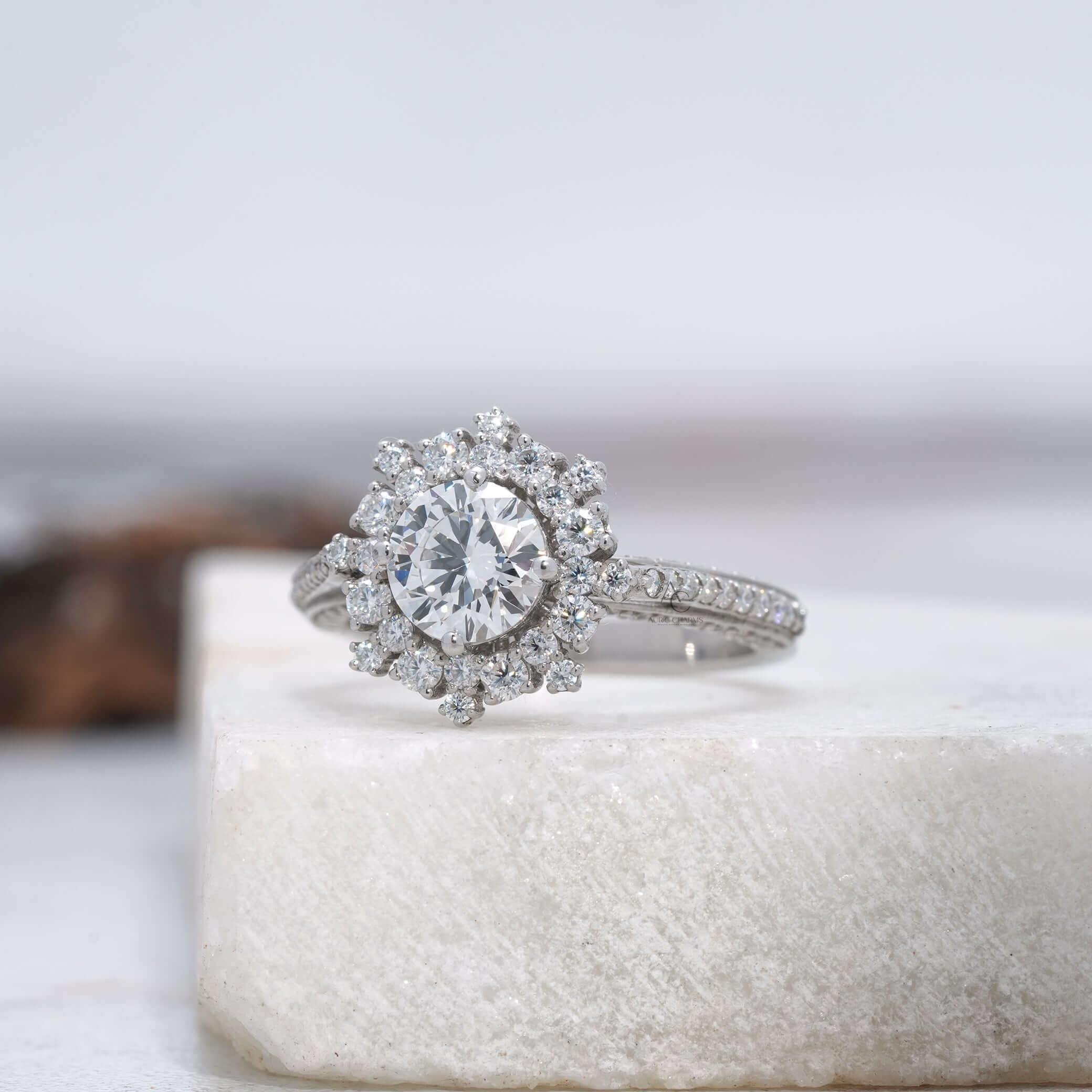 Beckham Modern Solitaire Lab-Grown Diamond Ring
