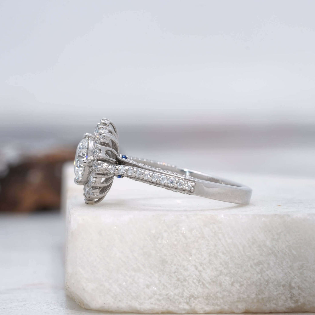Beckham Modern Solitaire Lab-Grown Diamond Ring