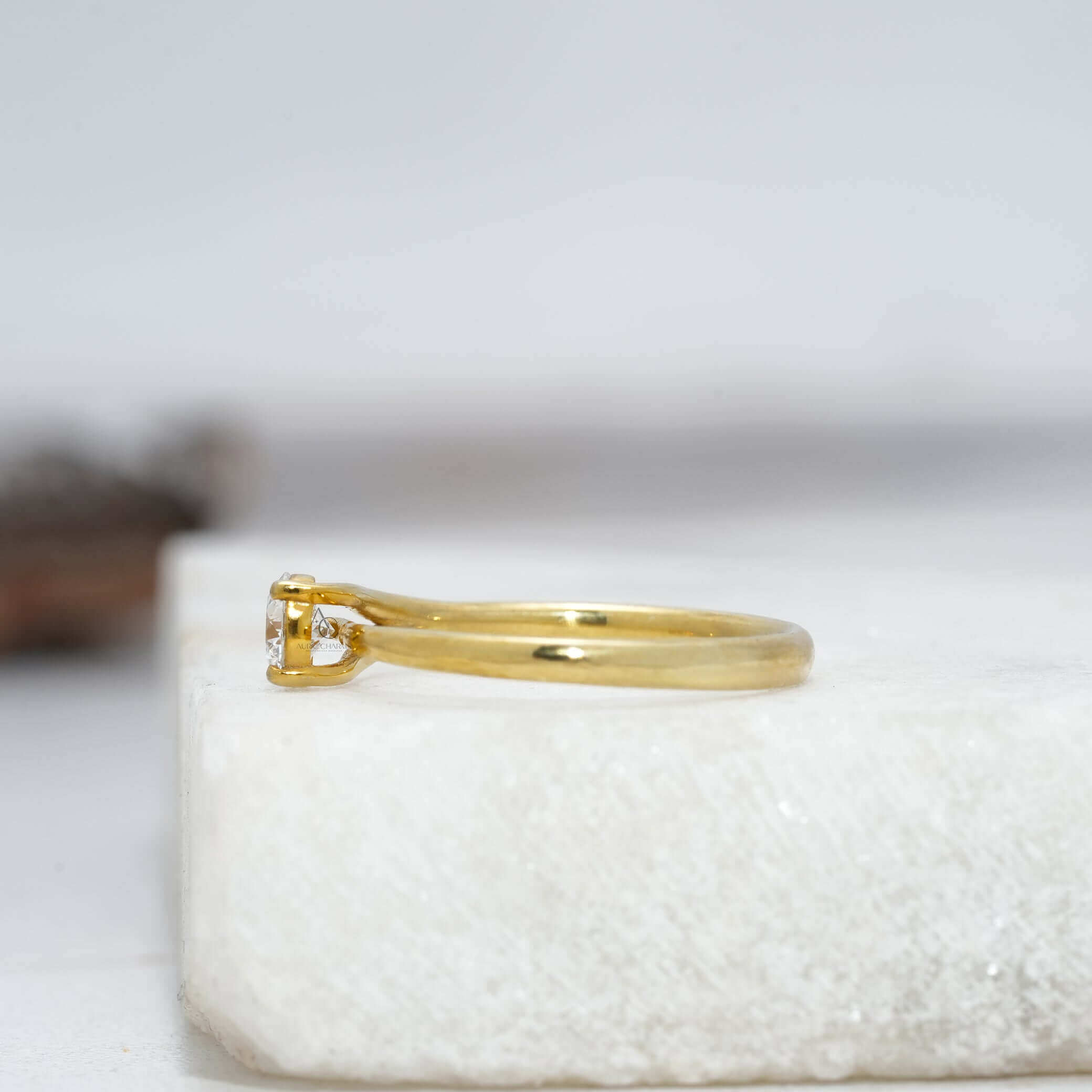 Ievy Serene Sparkler Lab-Grown Bridal Solitaire Ring