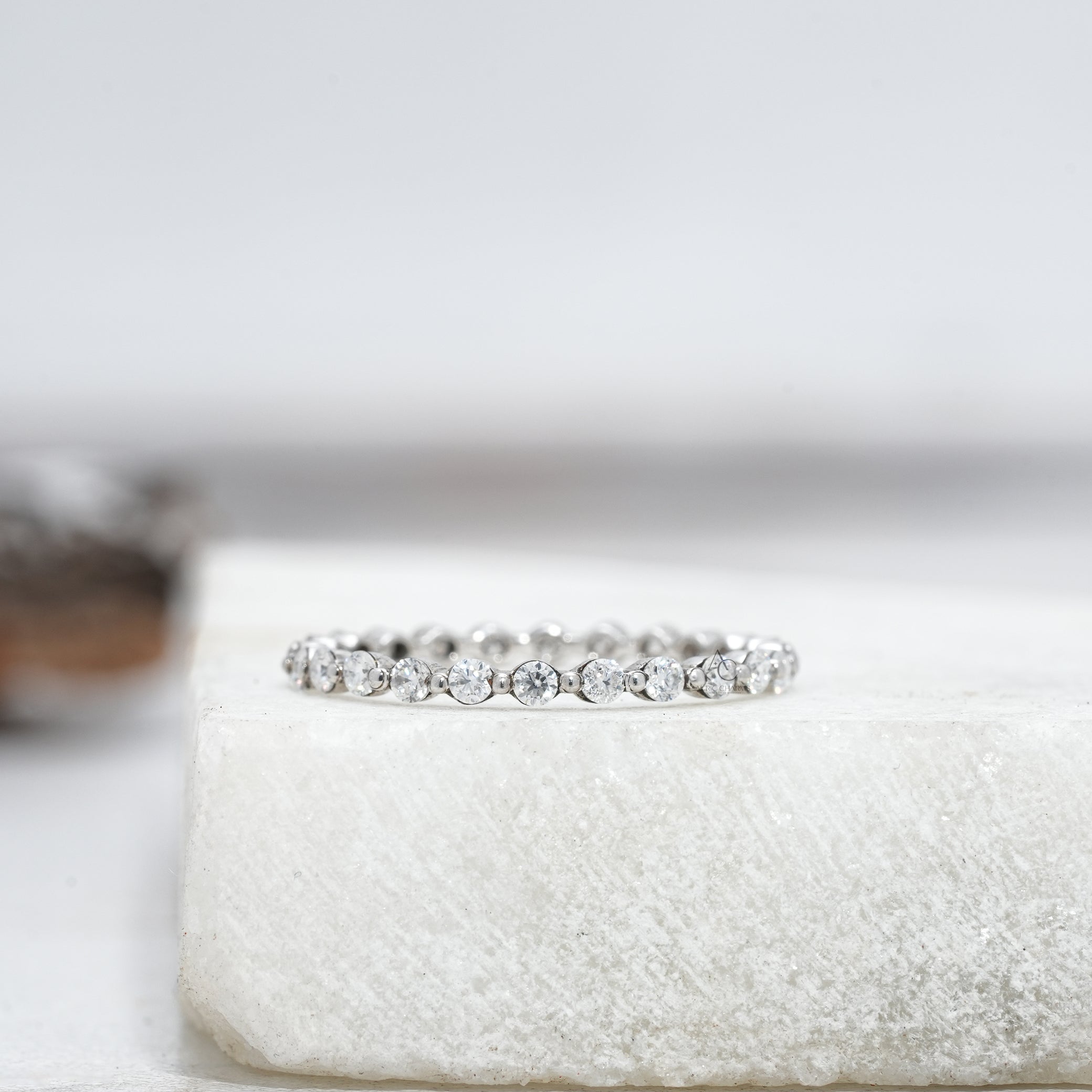 Gisele Floating Bubble Eternity Diamond Band