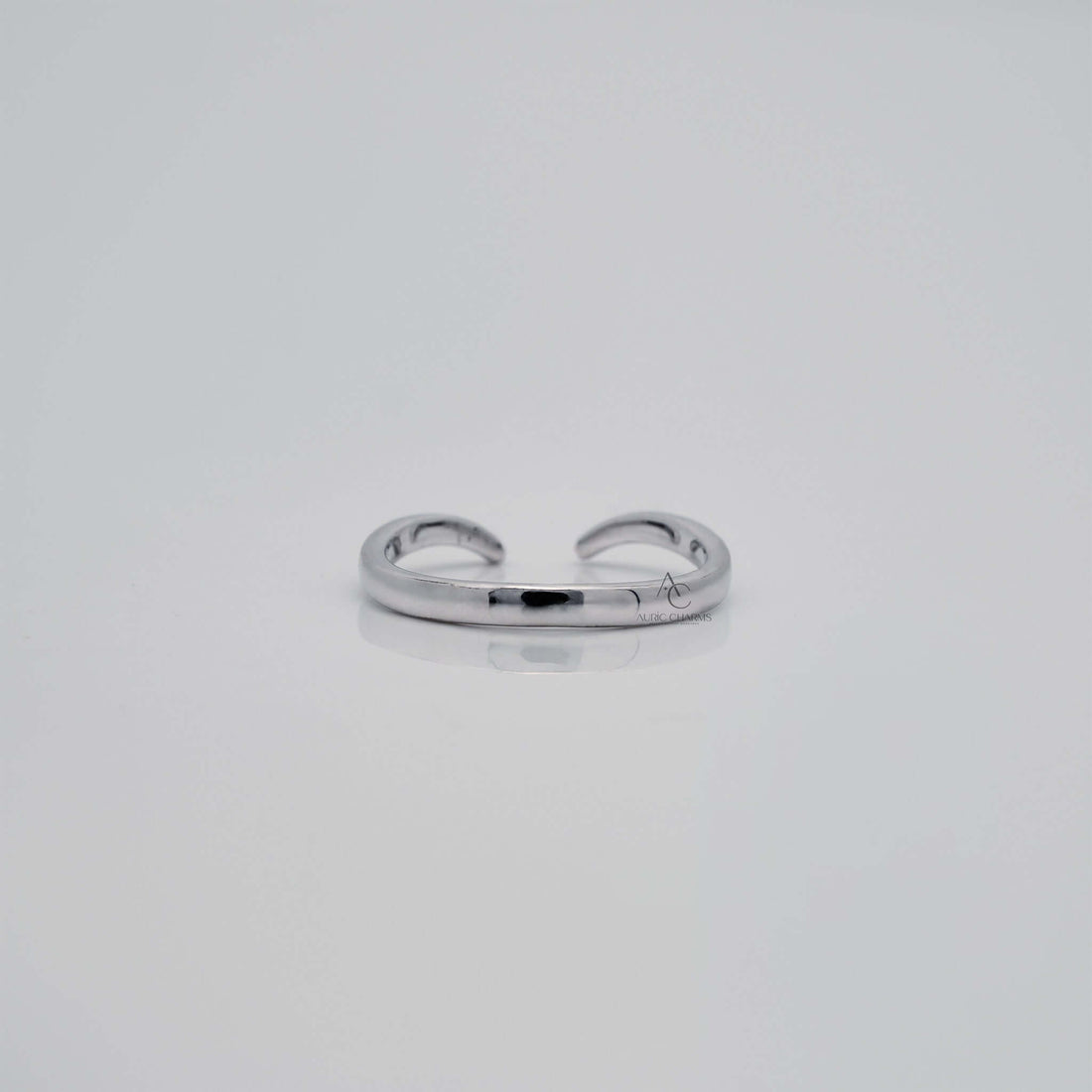 Elle Claw Stackable Solid Gold Spacer Ring